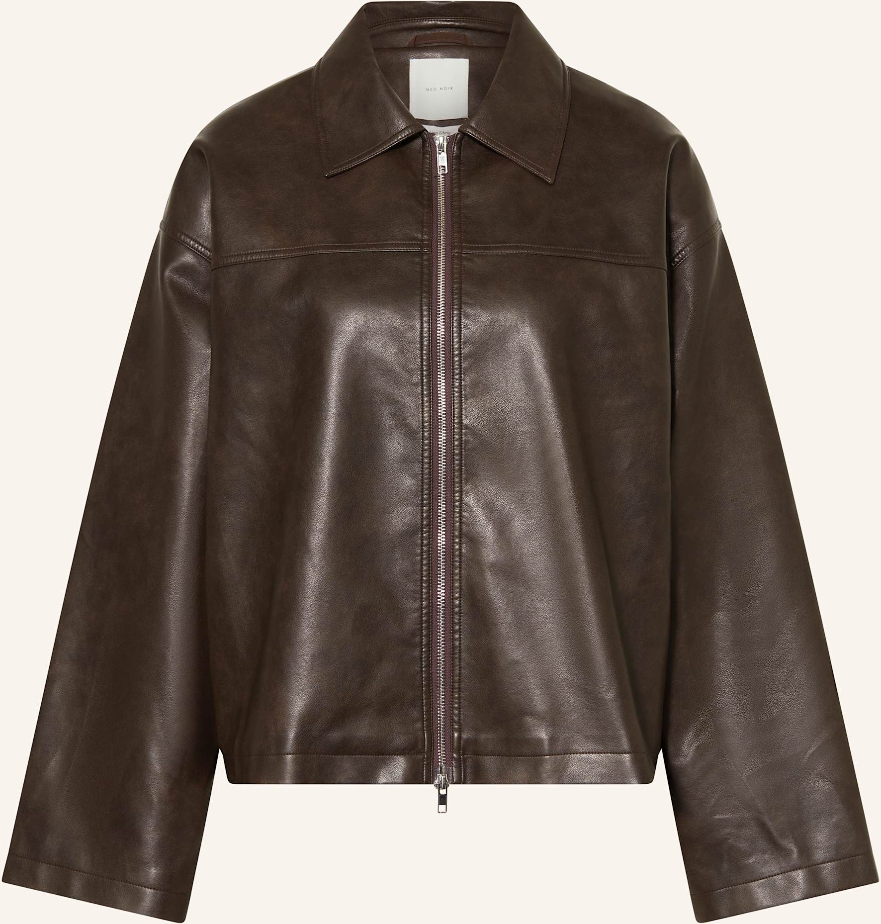 Neo Noir Jacke Titansa In Lederoptik braun