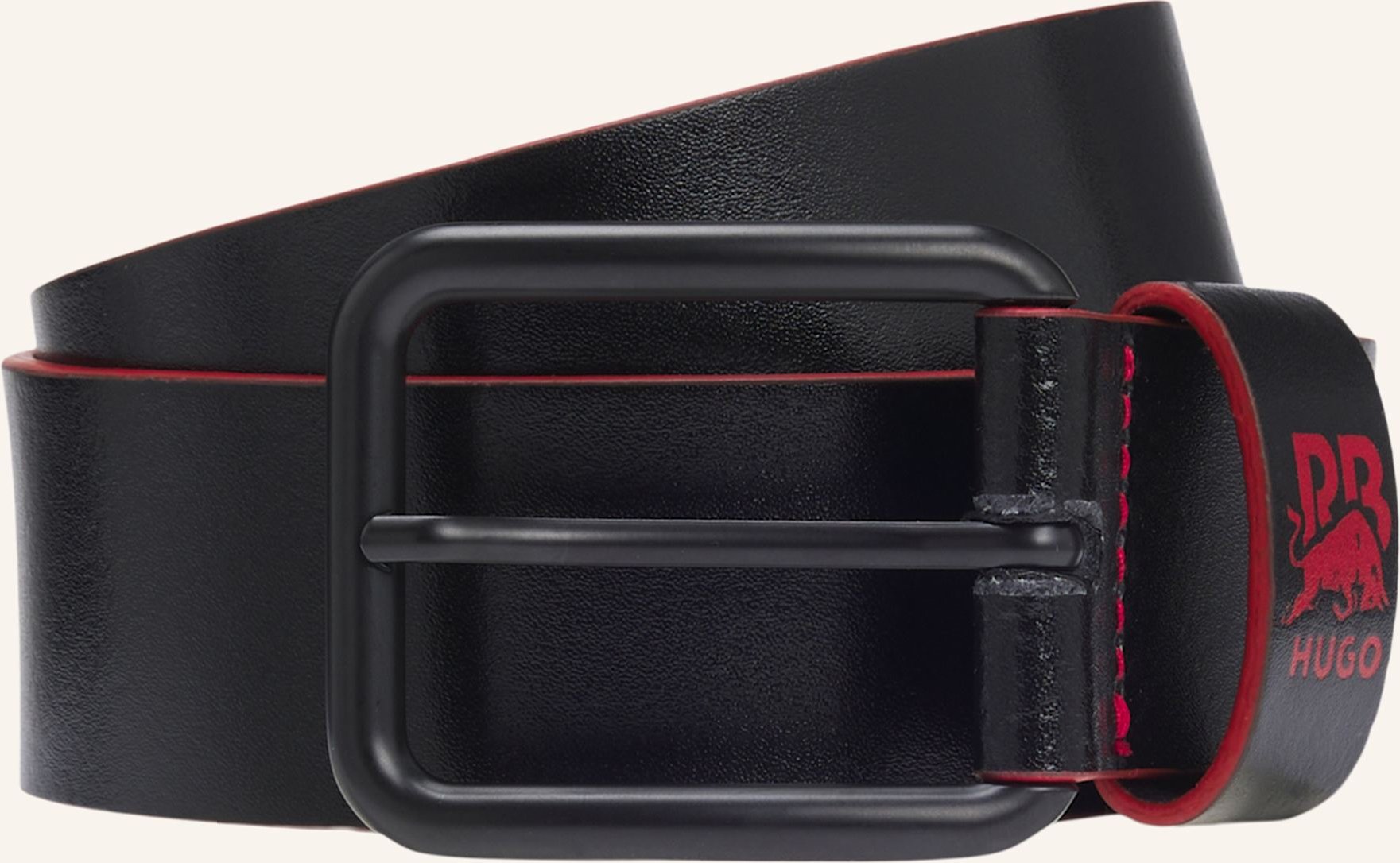 Hugo Casual Gürtel Beter-R_Sz35_Rb schwarz