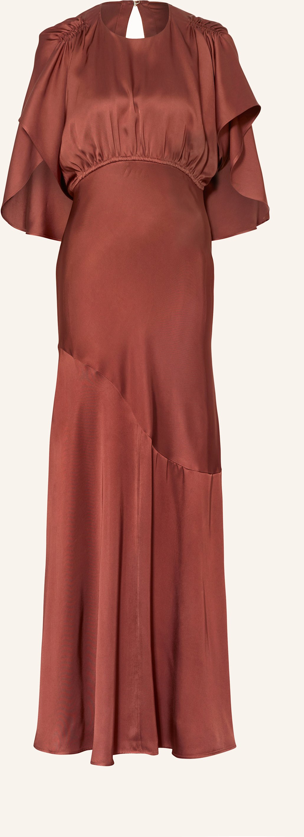Zimmermann Satinkleid Eden braun