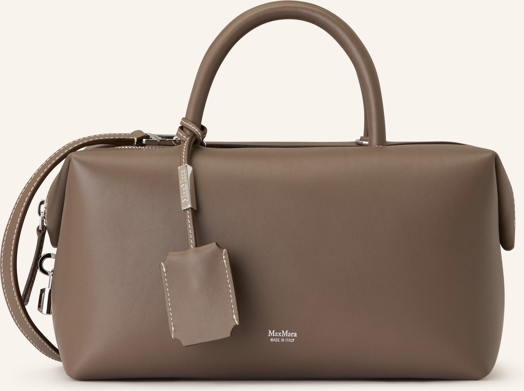 Max Mara Handtasche Holdallm grau