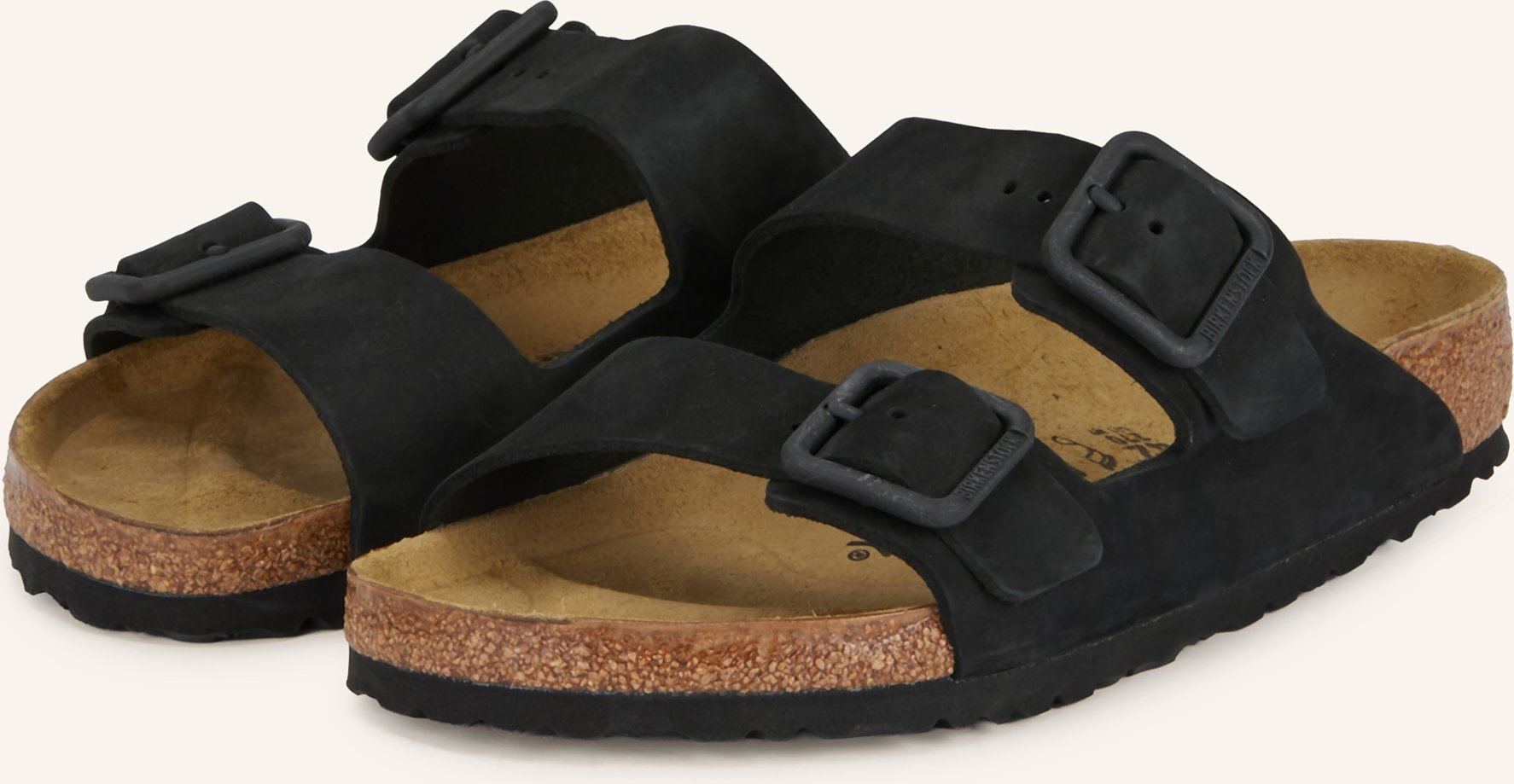 Birkenstock Pantoletten Arizona schwarz