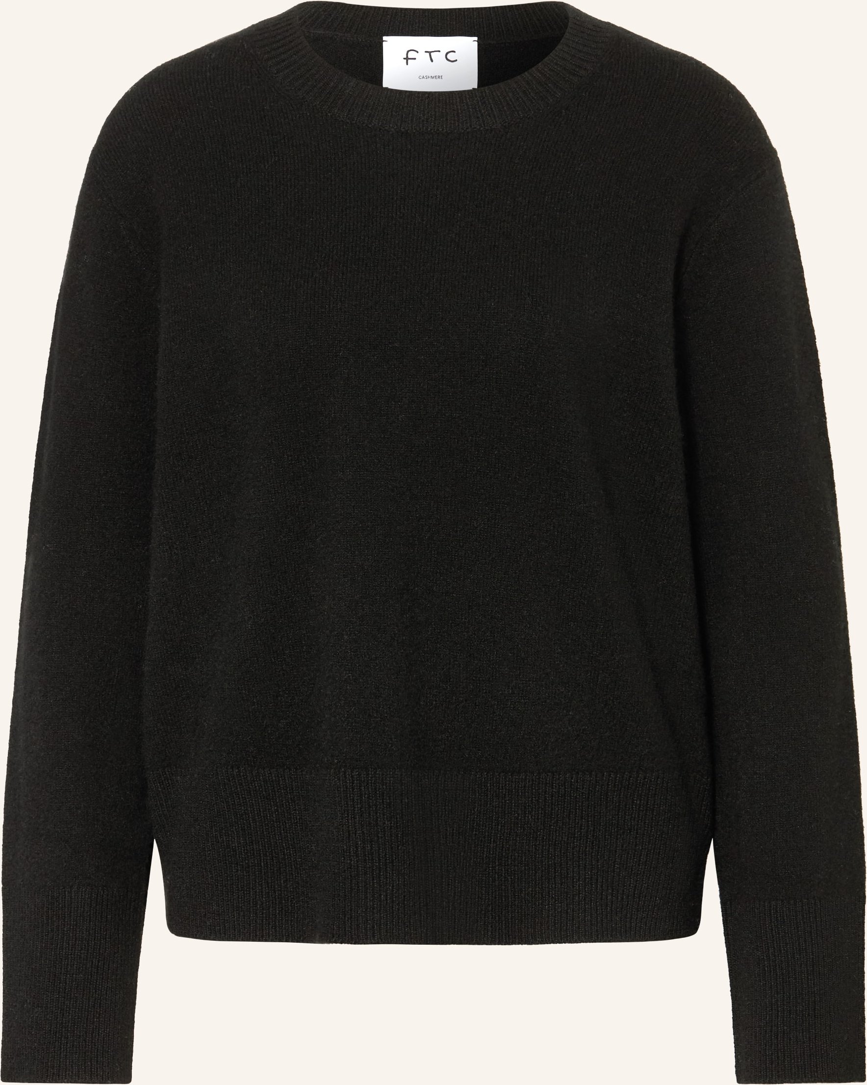 Ftc Cashmere Cashmere-Pullover schwarz