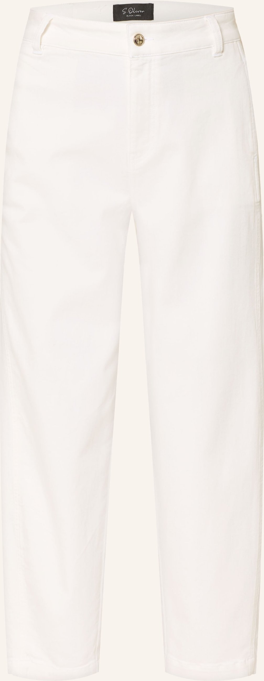 S.Oliver Black Label Barrel Jeans weiss