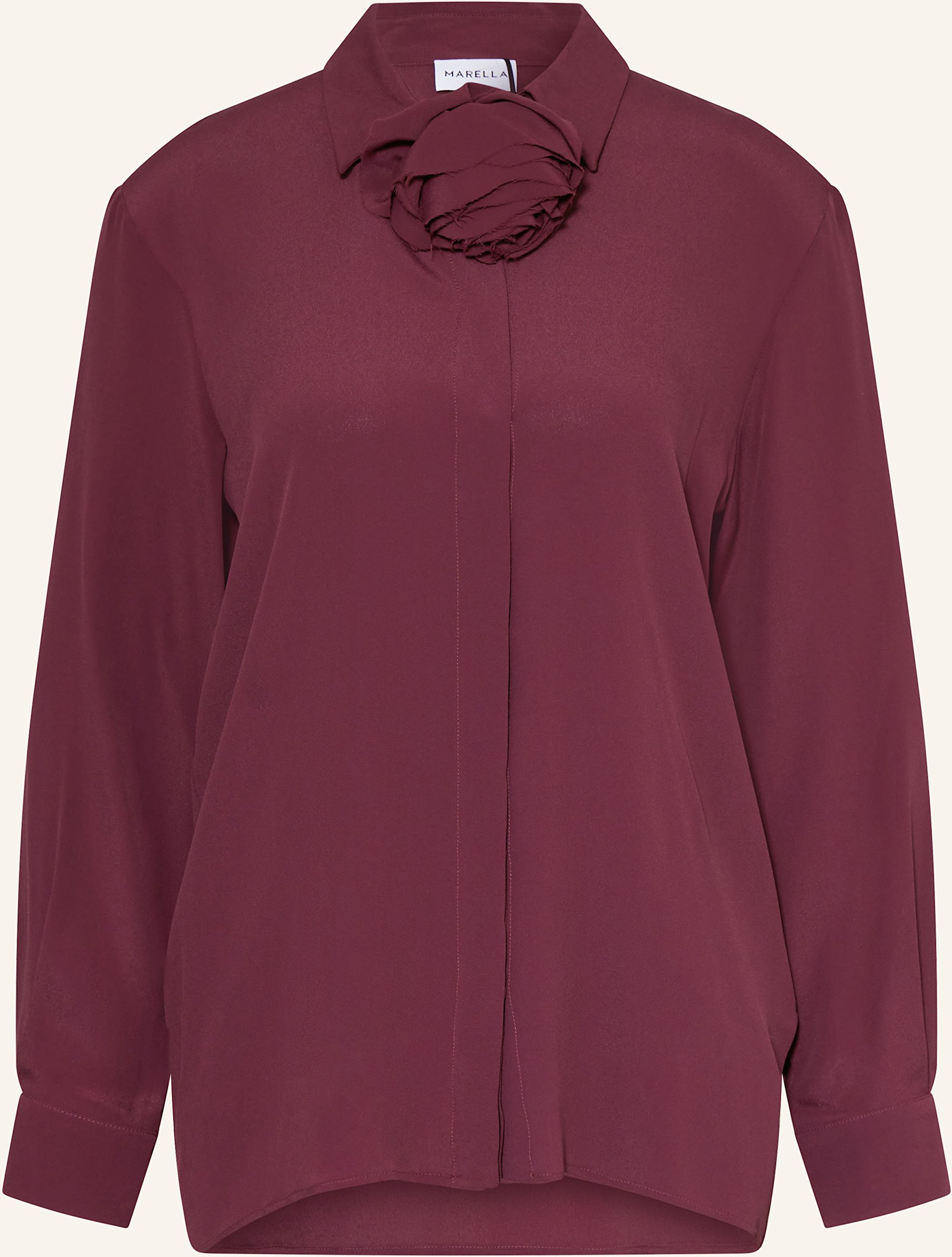 Thumbnail - Marella Bluse Mit Abnehmbarer Schluppe rot
