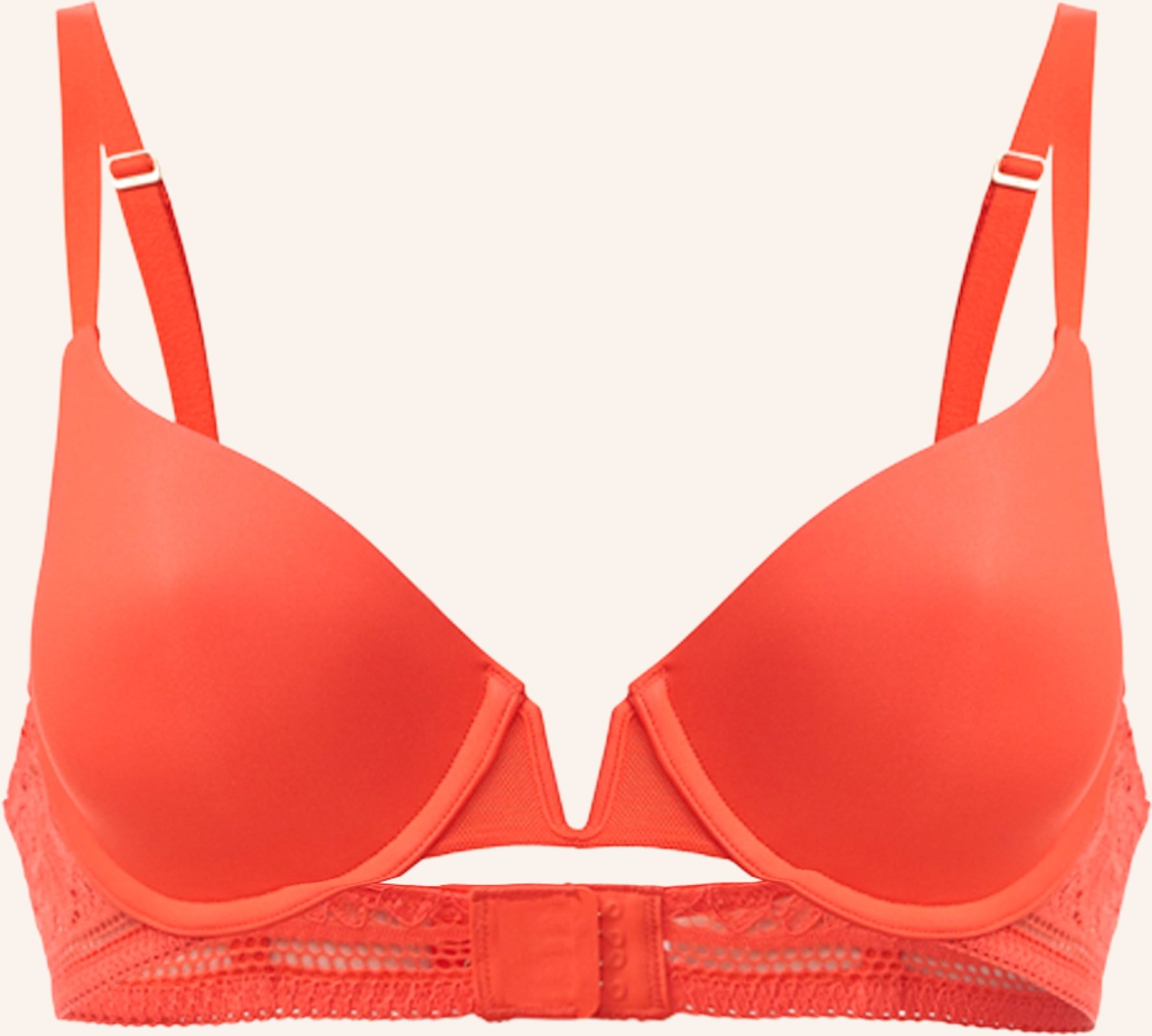 Thumbnail - Wolford Schalen-Bh Lightly Lined Demi rot
