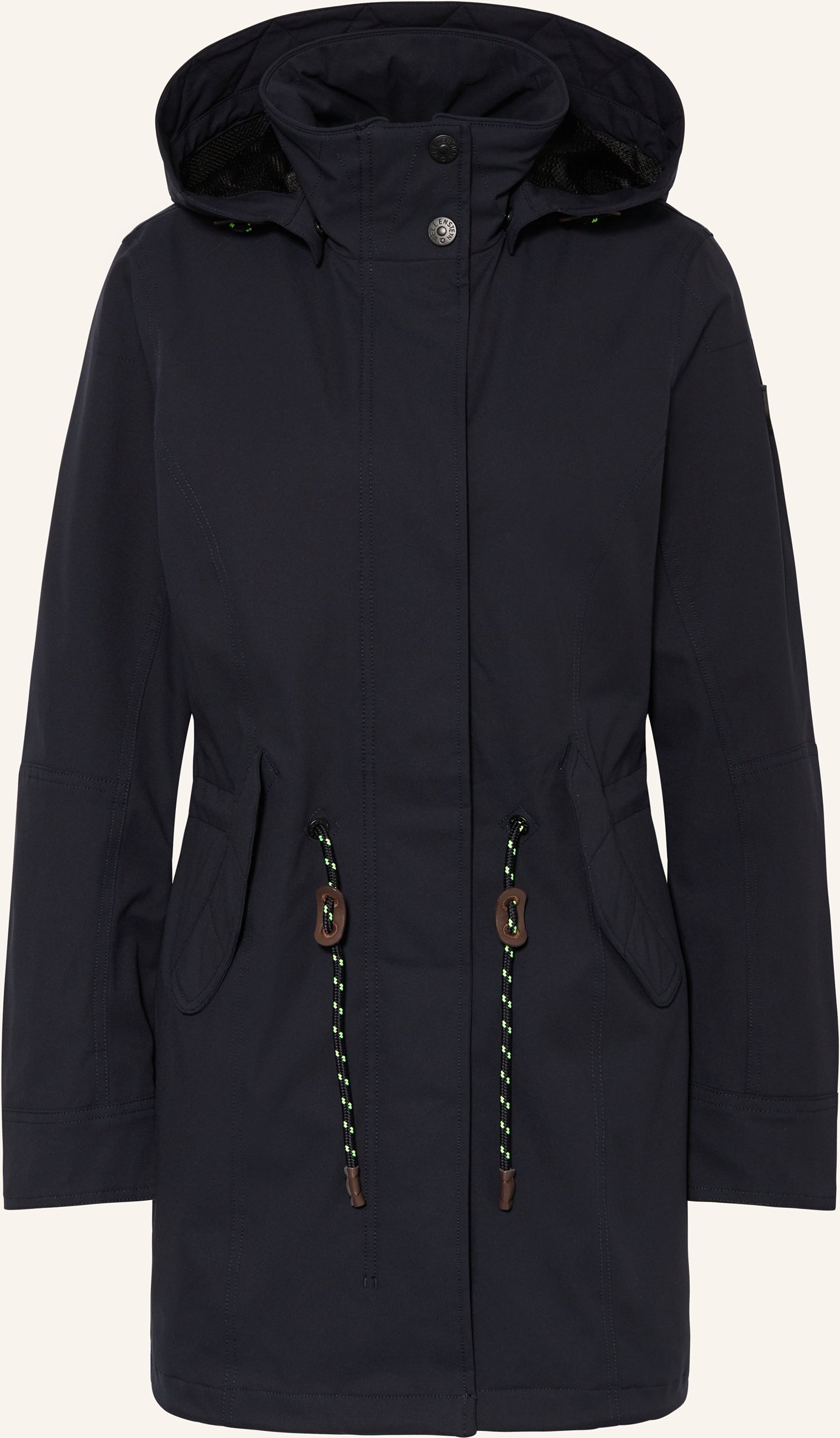 Wellensteyn Parka Cornfield Mit Abnehmbarer Kapuze blau