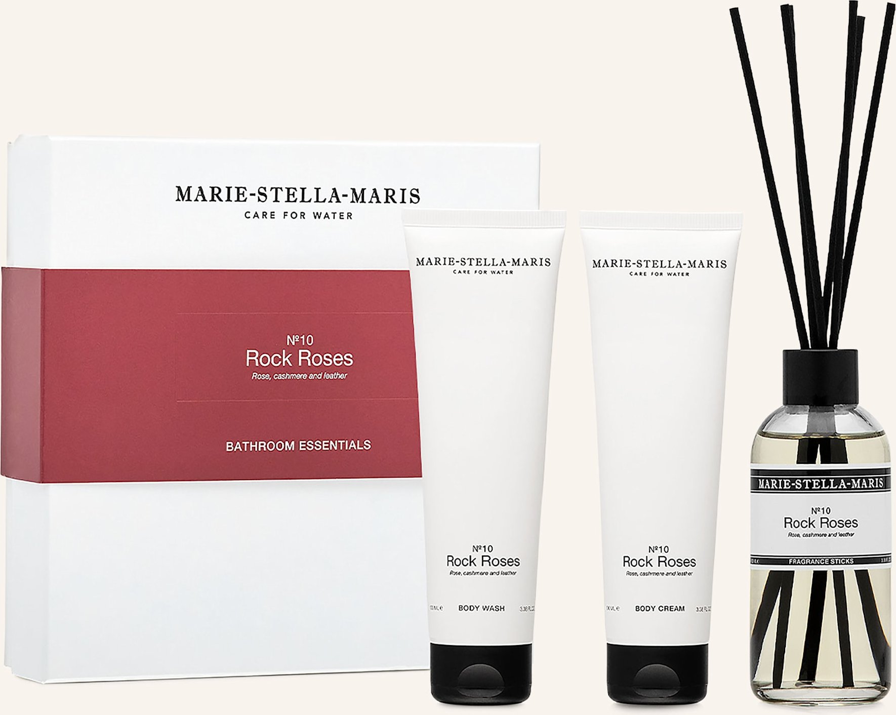 Marie-Stella-Maris Pflege-Set Rock Roses transparent