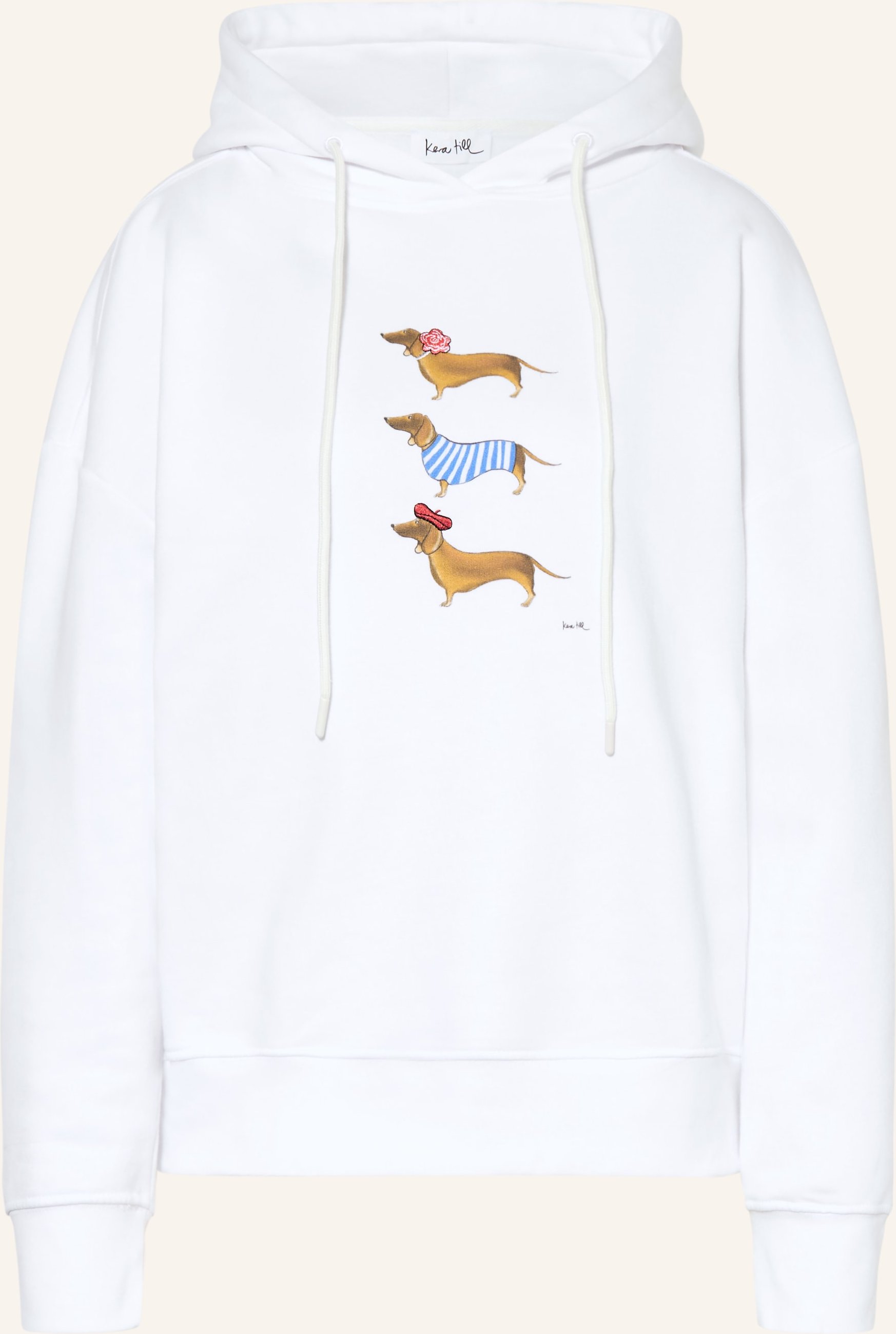 Kera Till Hoodie weiss