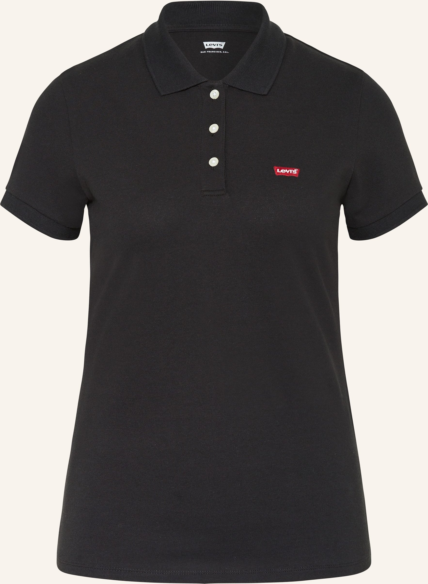 Levi's® Piqué-Poloshirt schwarz