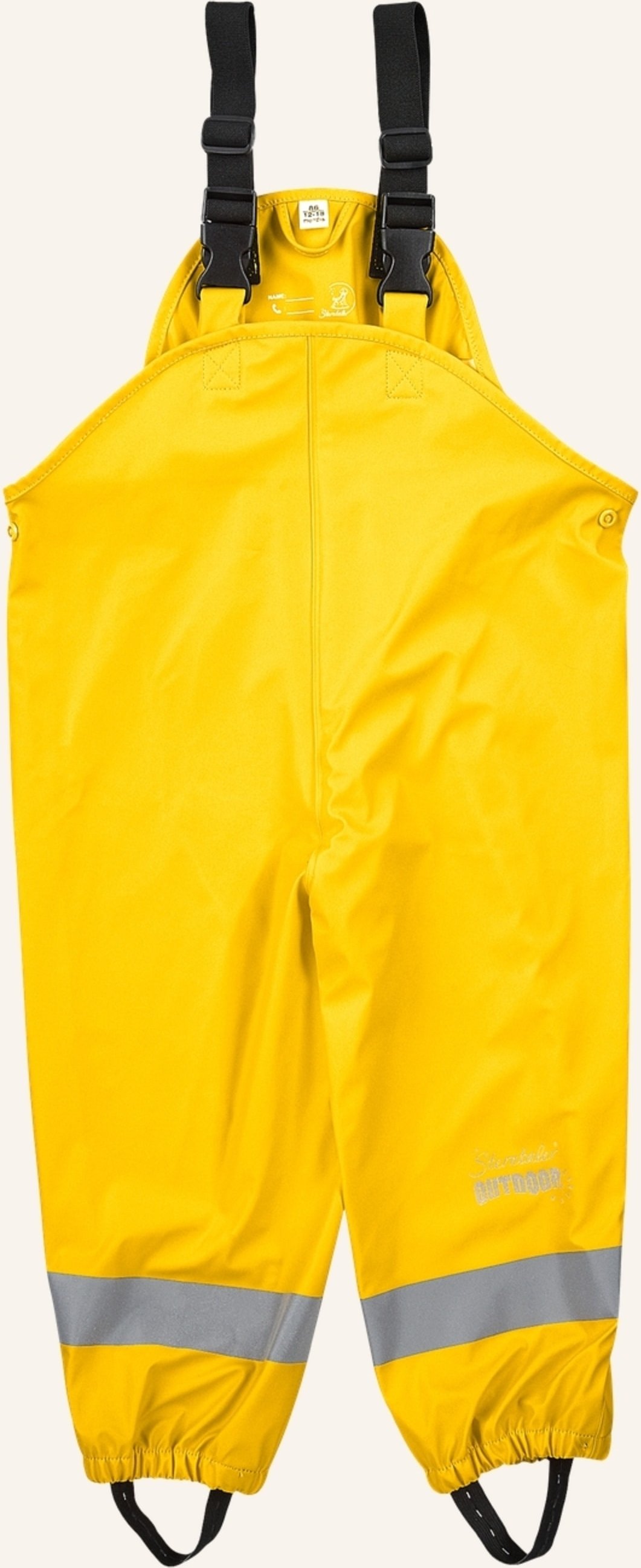 Sterntaler Regenträgerhose Ungefüttert gelb