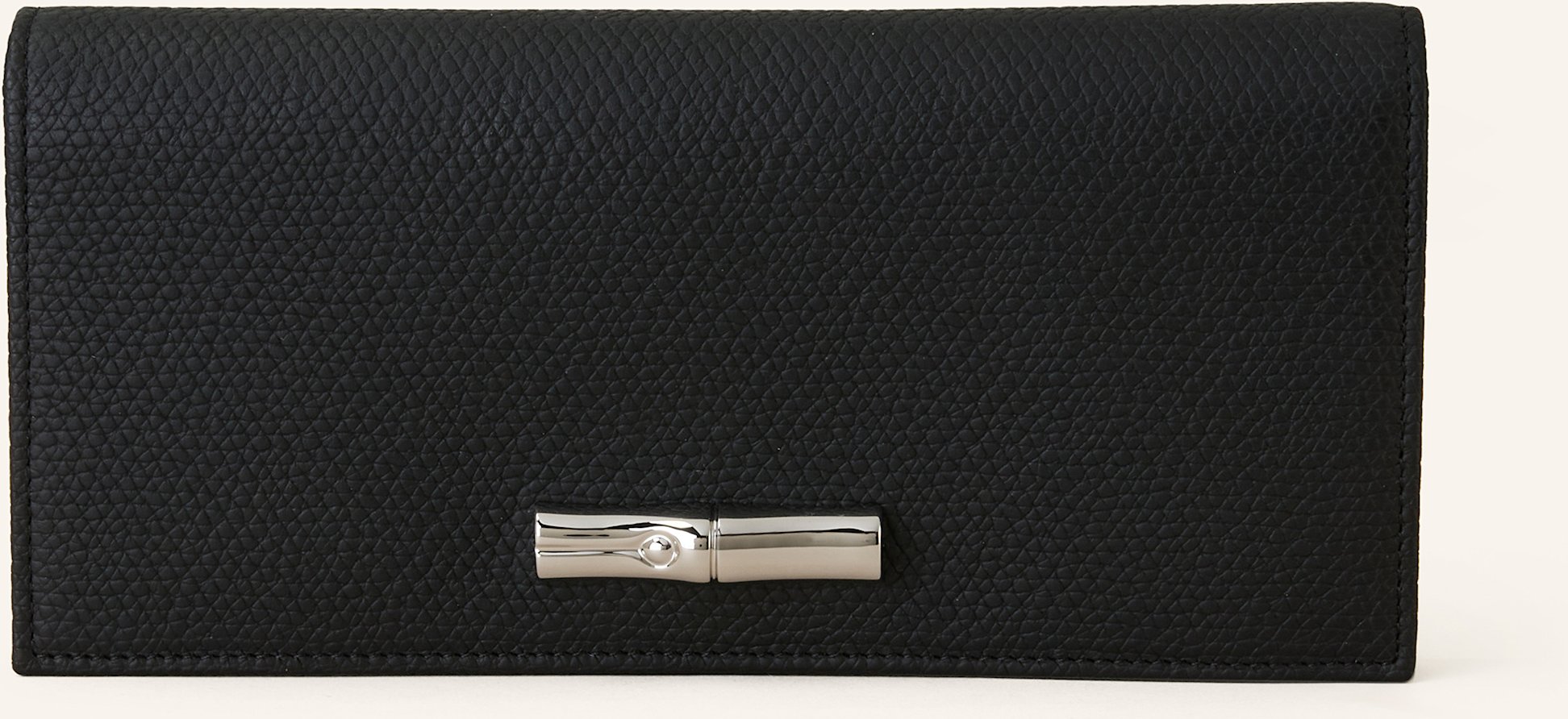 Longchamp Geldbörse Le Roseau schwarz