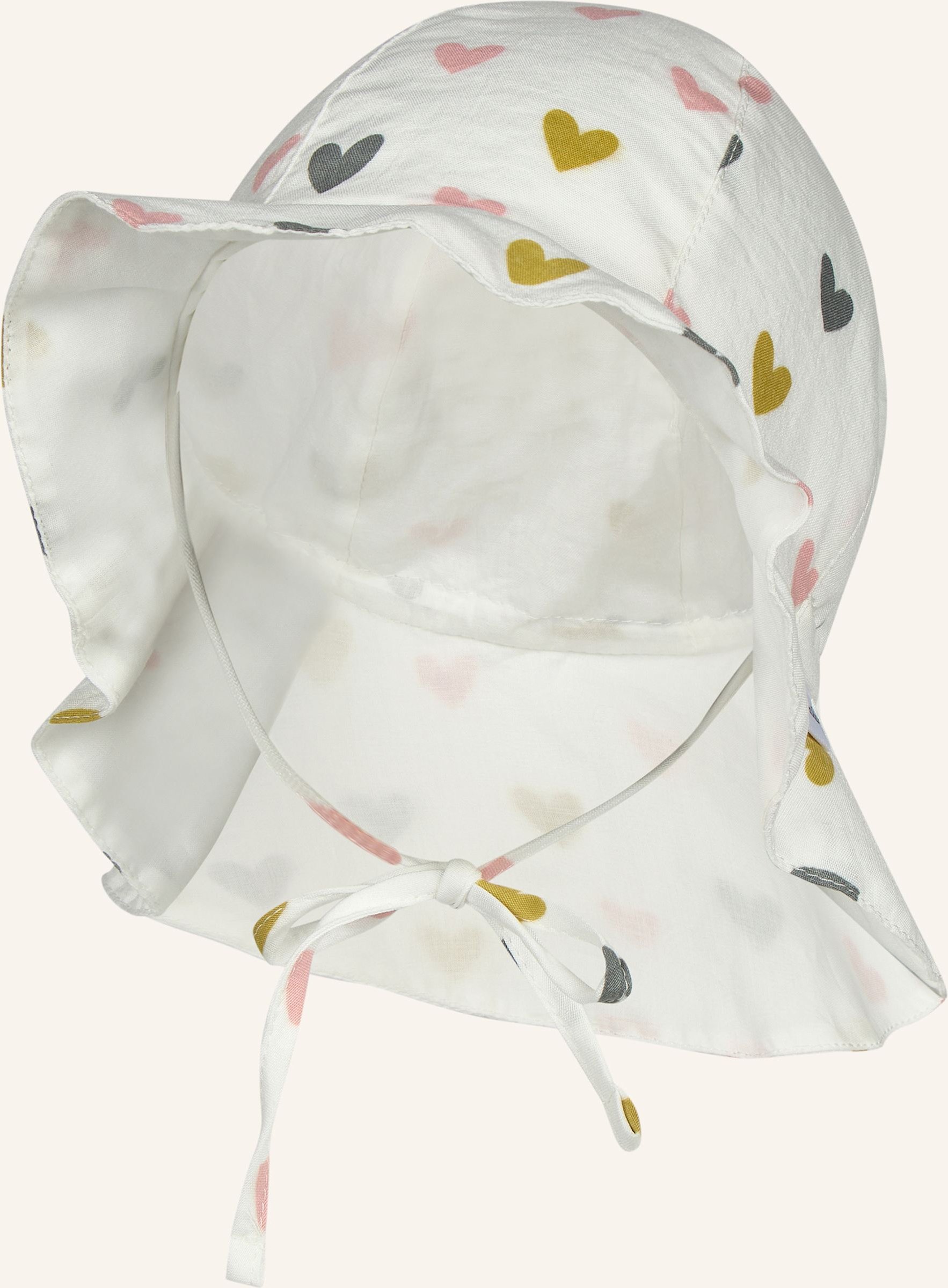 Sterntaler Sonnenhut Herzen weiss