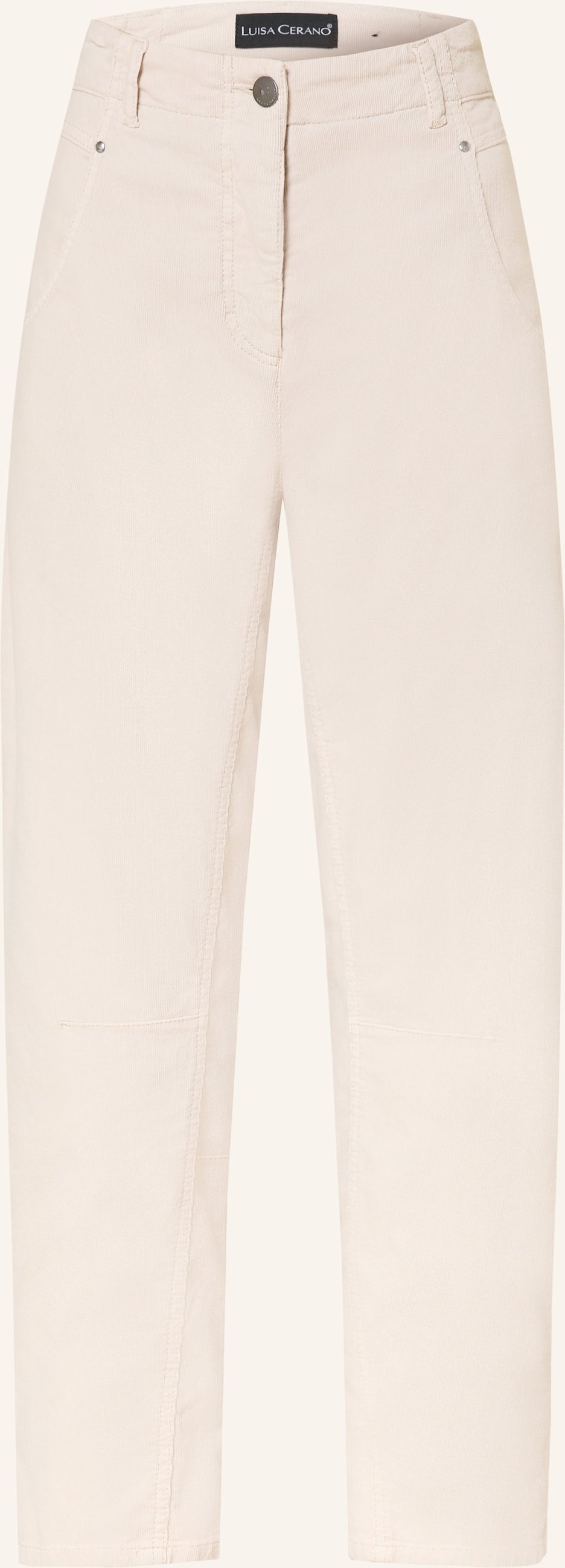 Thumbnail - Luisa Cerano 7/8-Hose Aus Cord beige