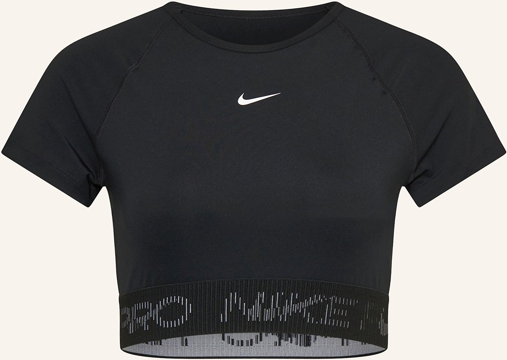 Nike Cropped-Shirt Nike Pro schwarz