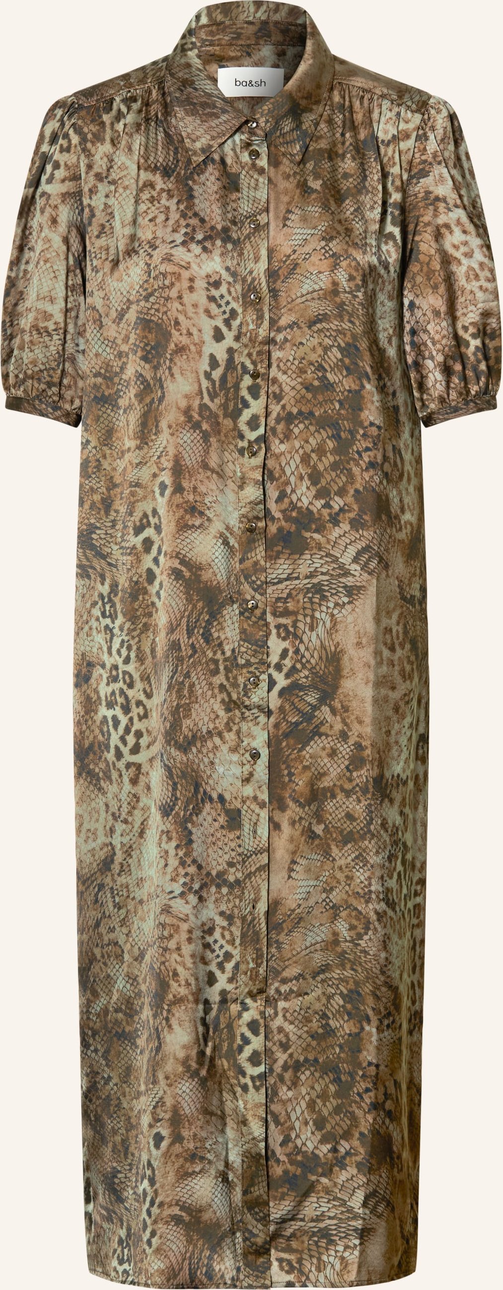 Ba&Sh Hemdblusenkleid Corma gruen