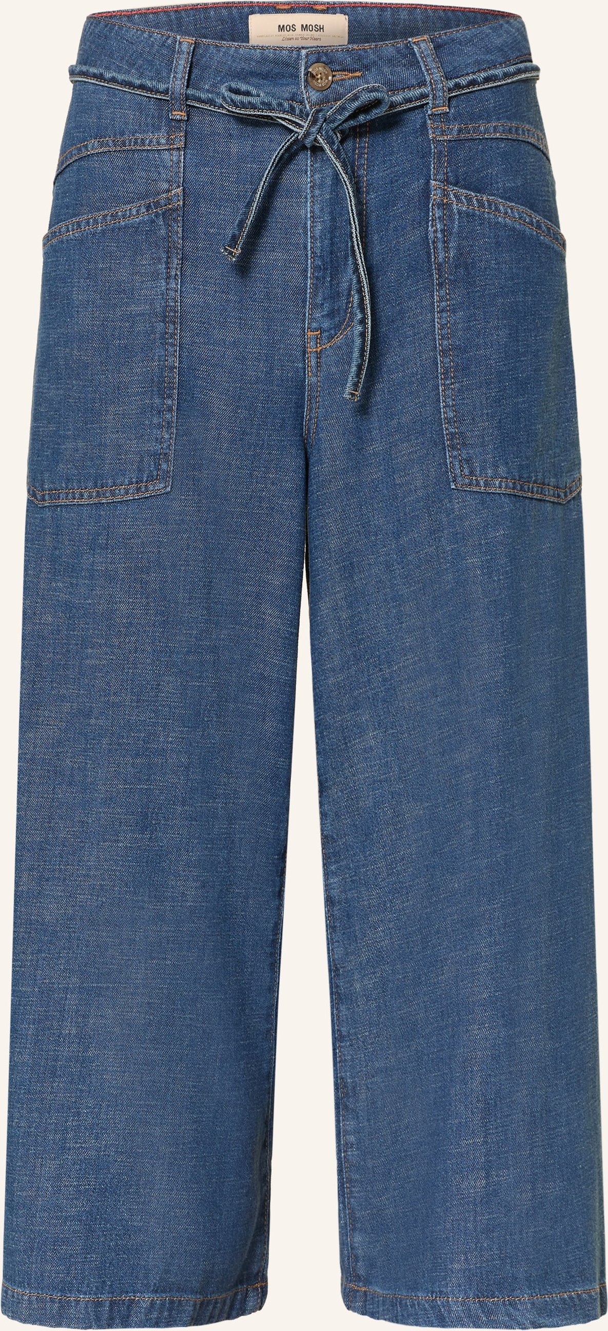 Mos Mosh Jeans-Culotte Mmculotte Arge blau