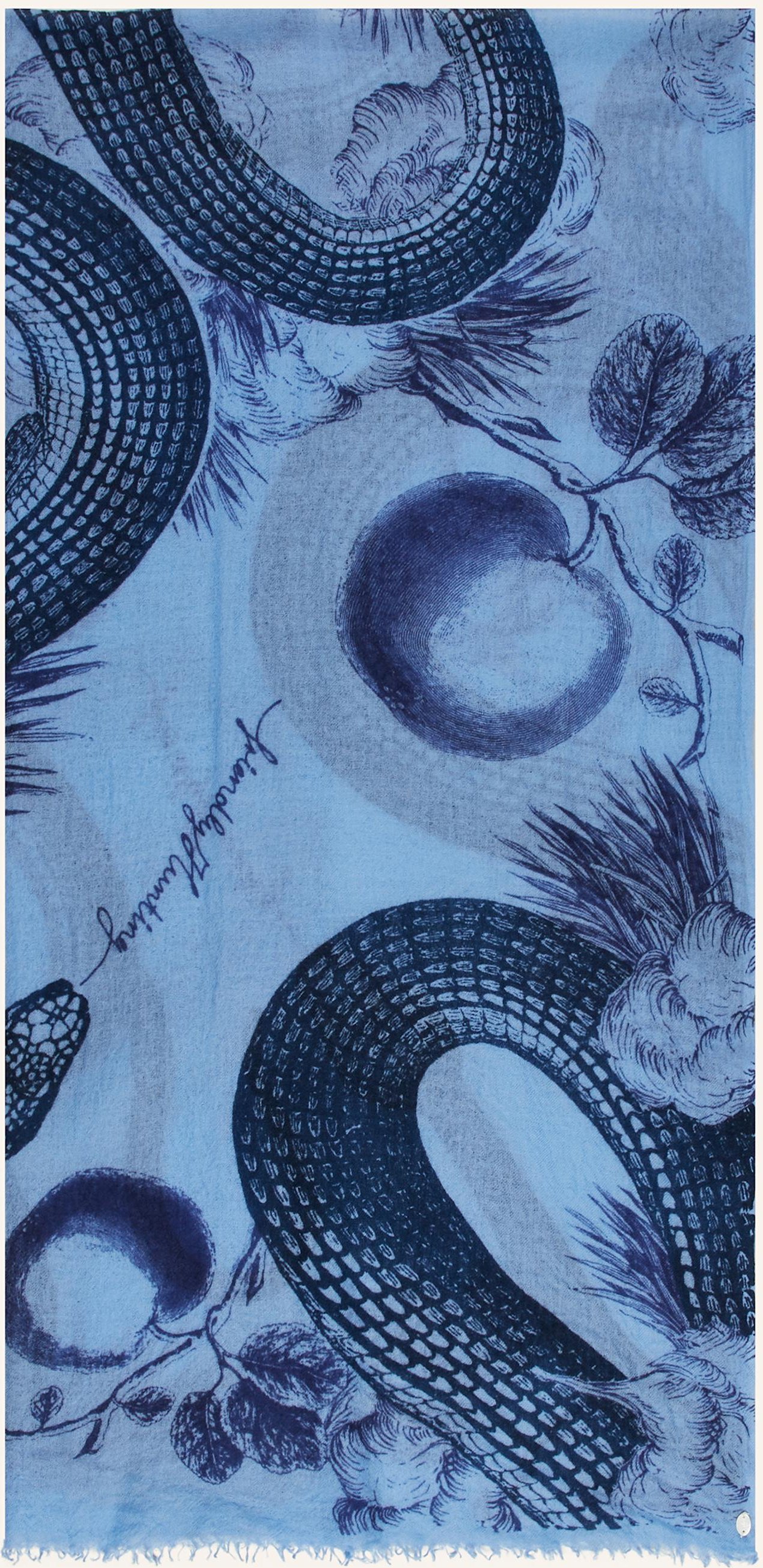 Friendly Hunting Cashmere-Schal blau