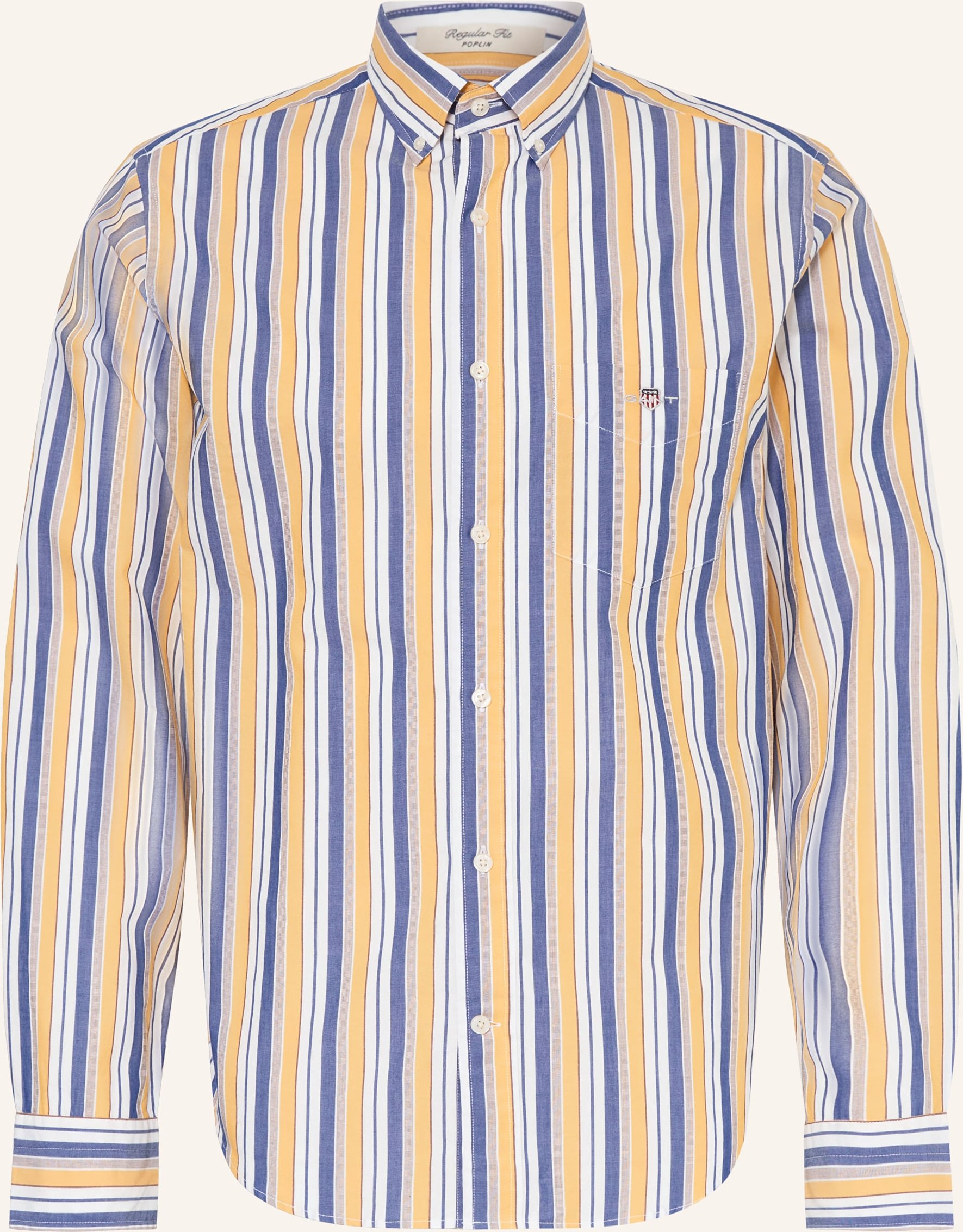 Gant Hemd Regular Fit gelb