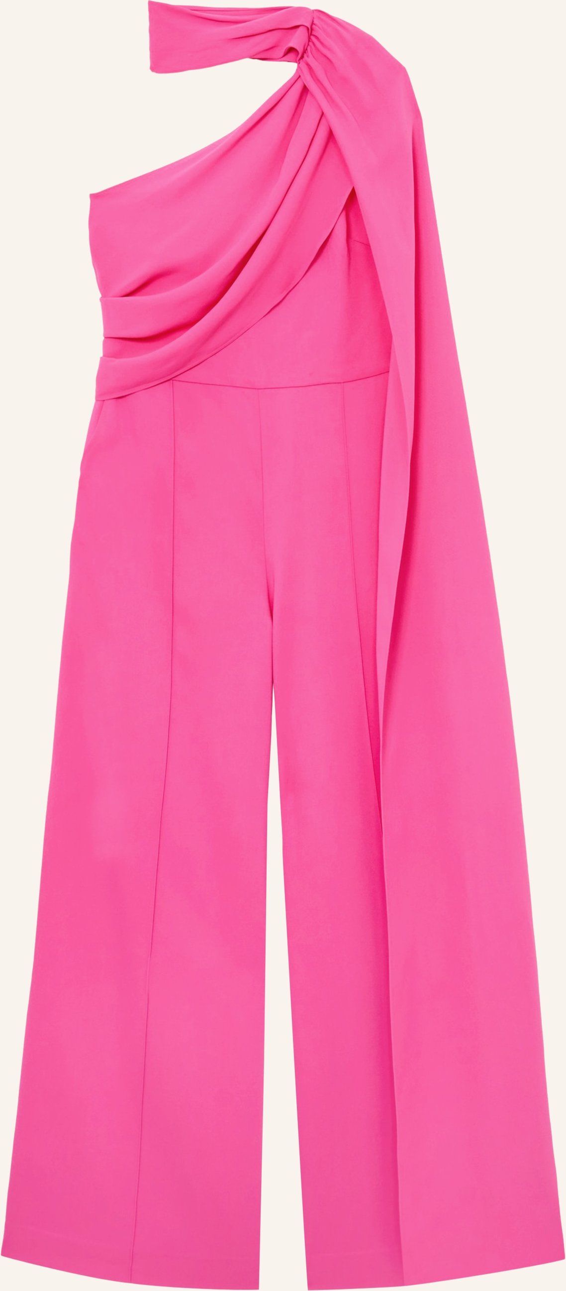 Reiss One-Shoulder-Jumpsuit Carrie pink