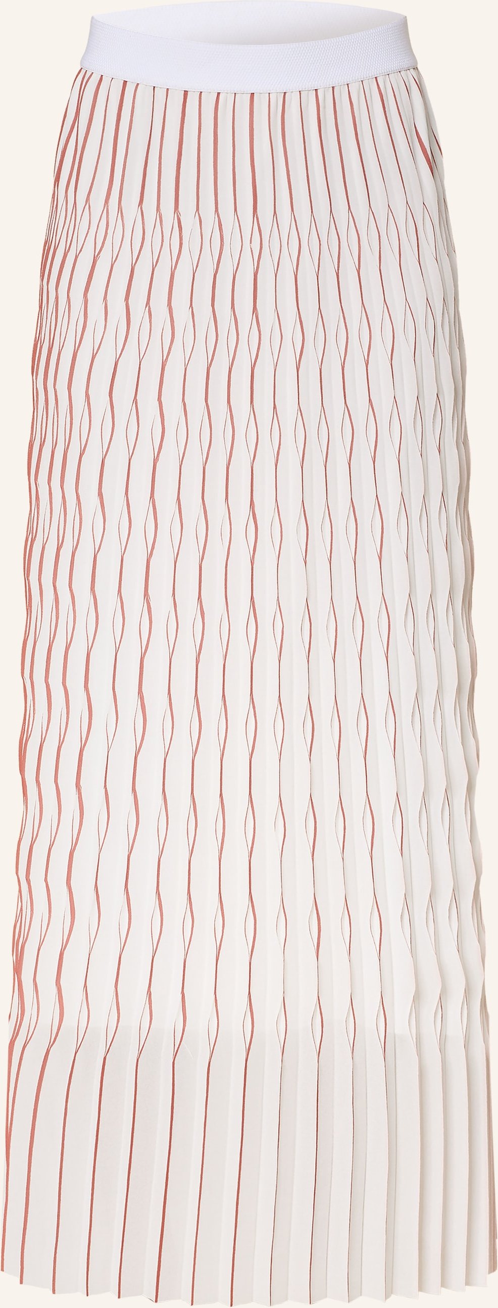 Marc Cain Plisseerock rot