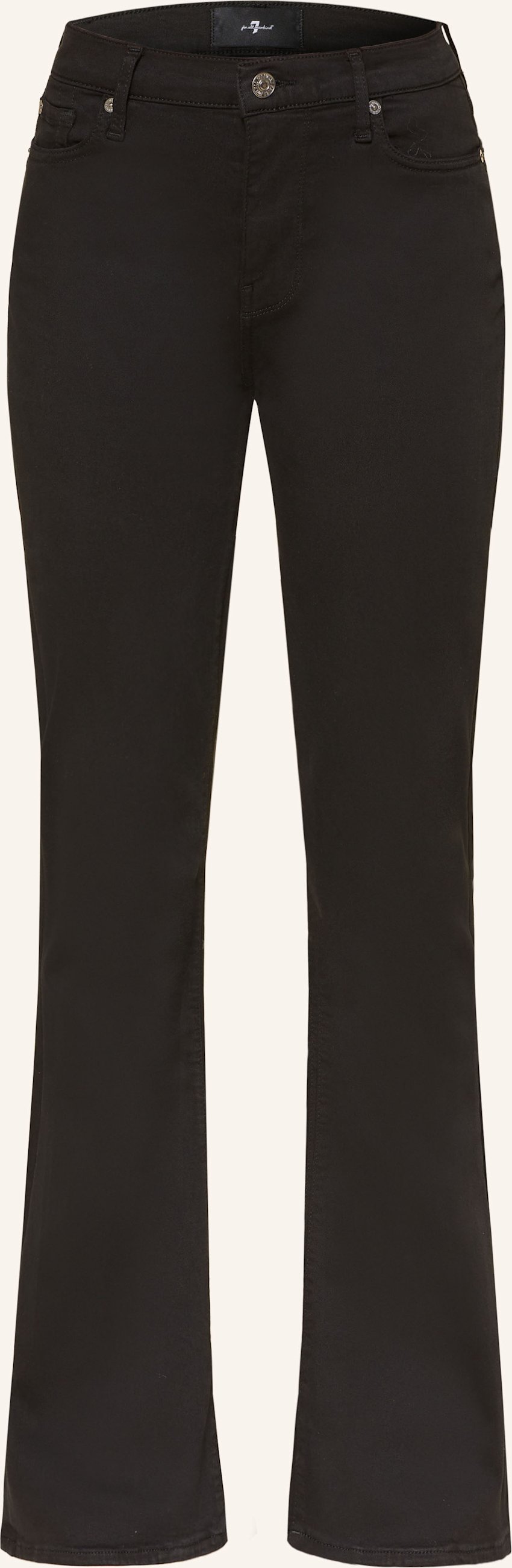 7 For All Mankind Skinny Jeans Relaxed Skinny grau