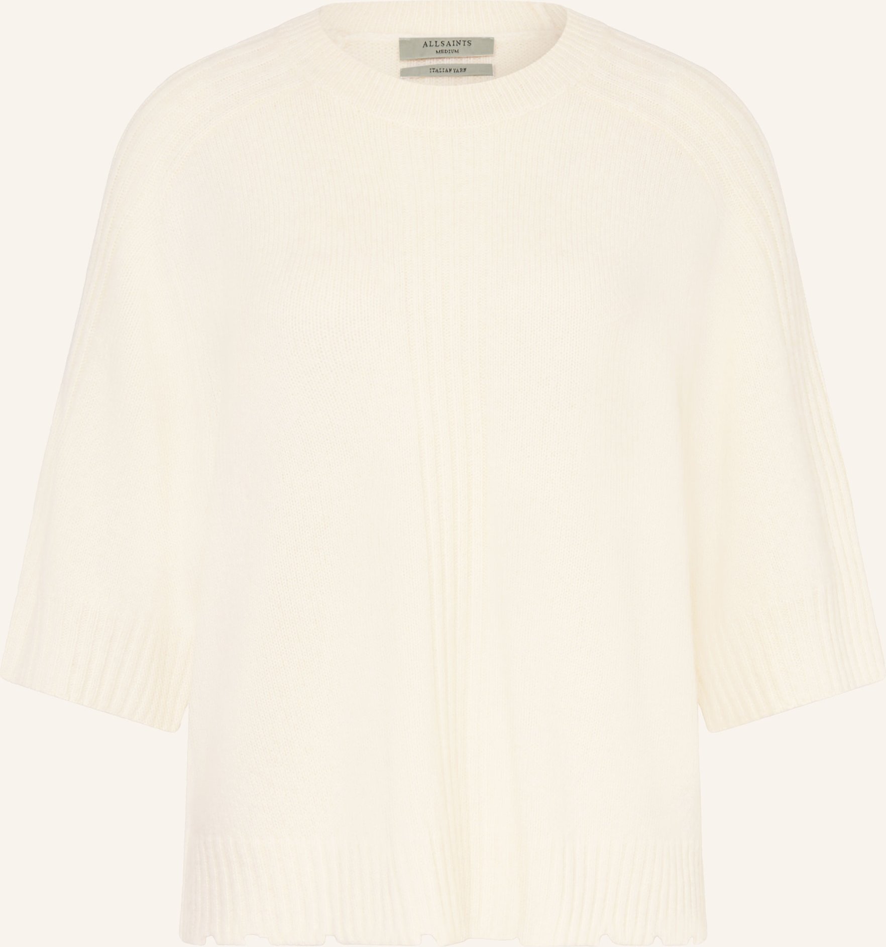 Allsaints Strickshirt Nix Aus Cashmere weiss