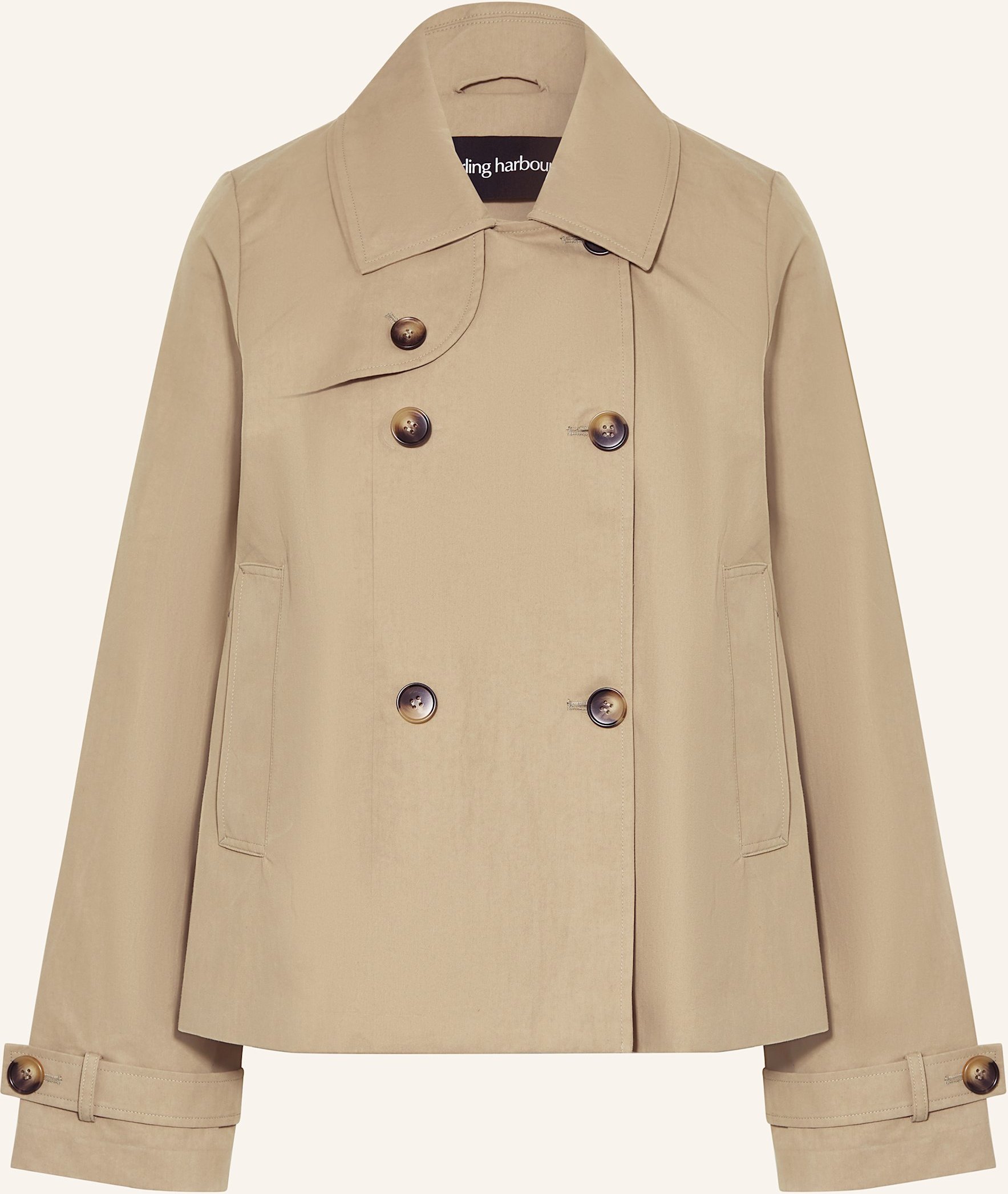 Darling Harbour Trench-Jacke gruen