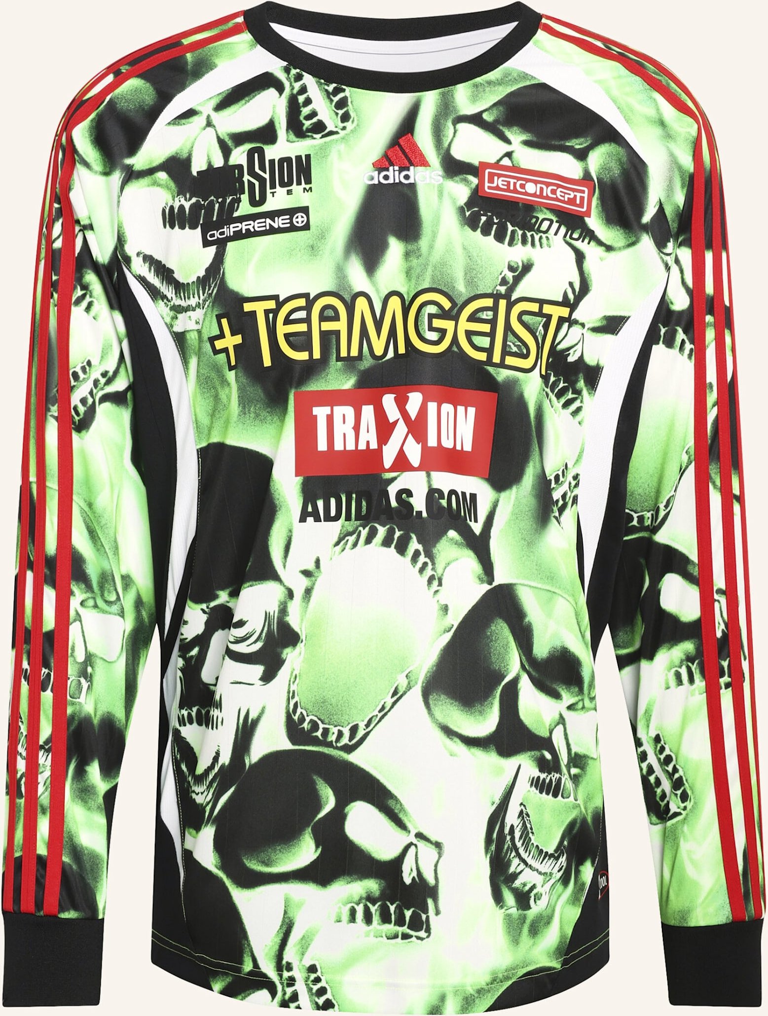 Thumbnail - Adidas Originals Teamgeist Moto Aop Trikot gruen