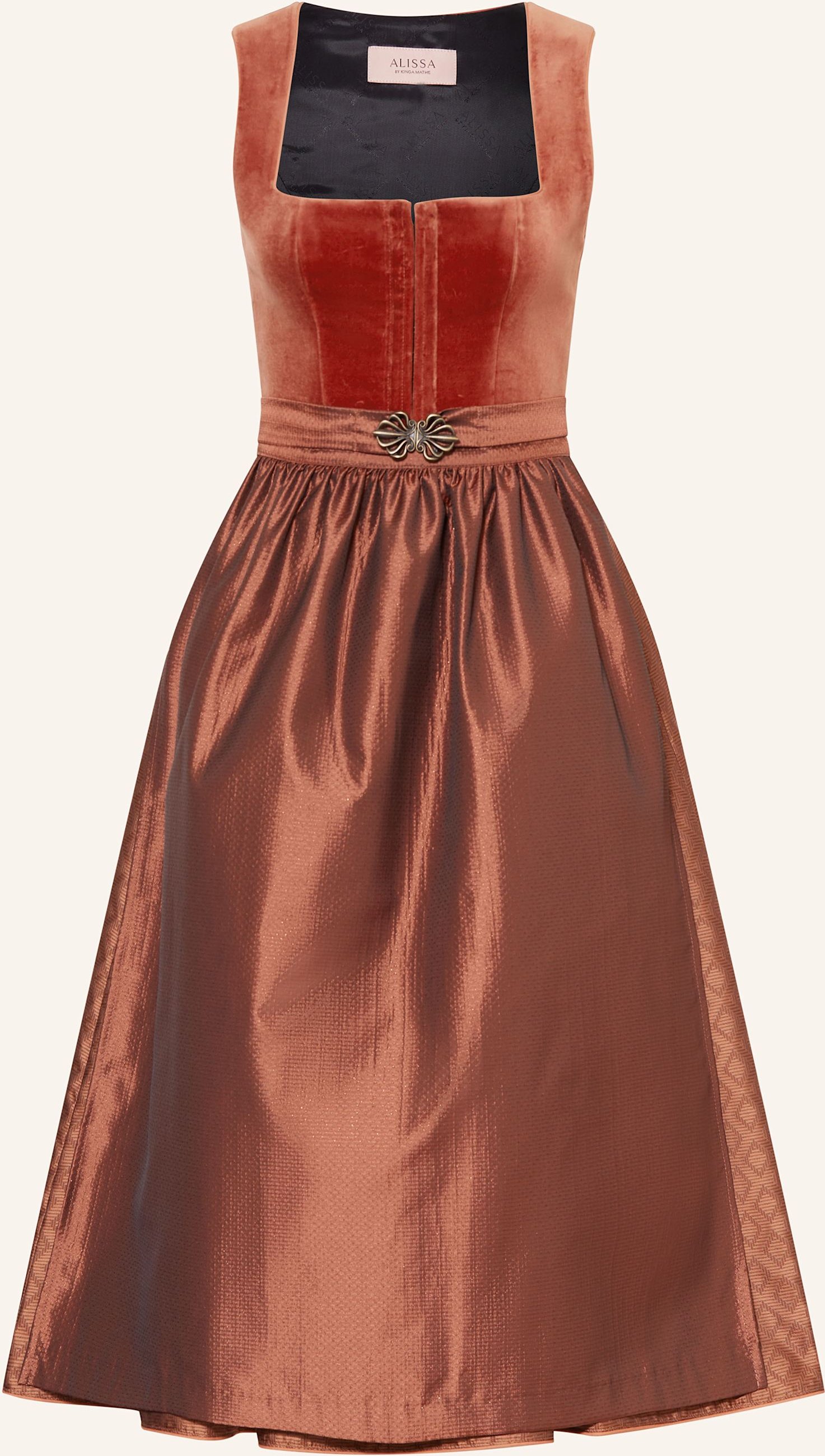 Thumbnail - Alissa By Kinga Mathe Dirndl Lumi orange
