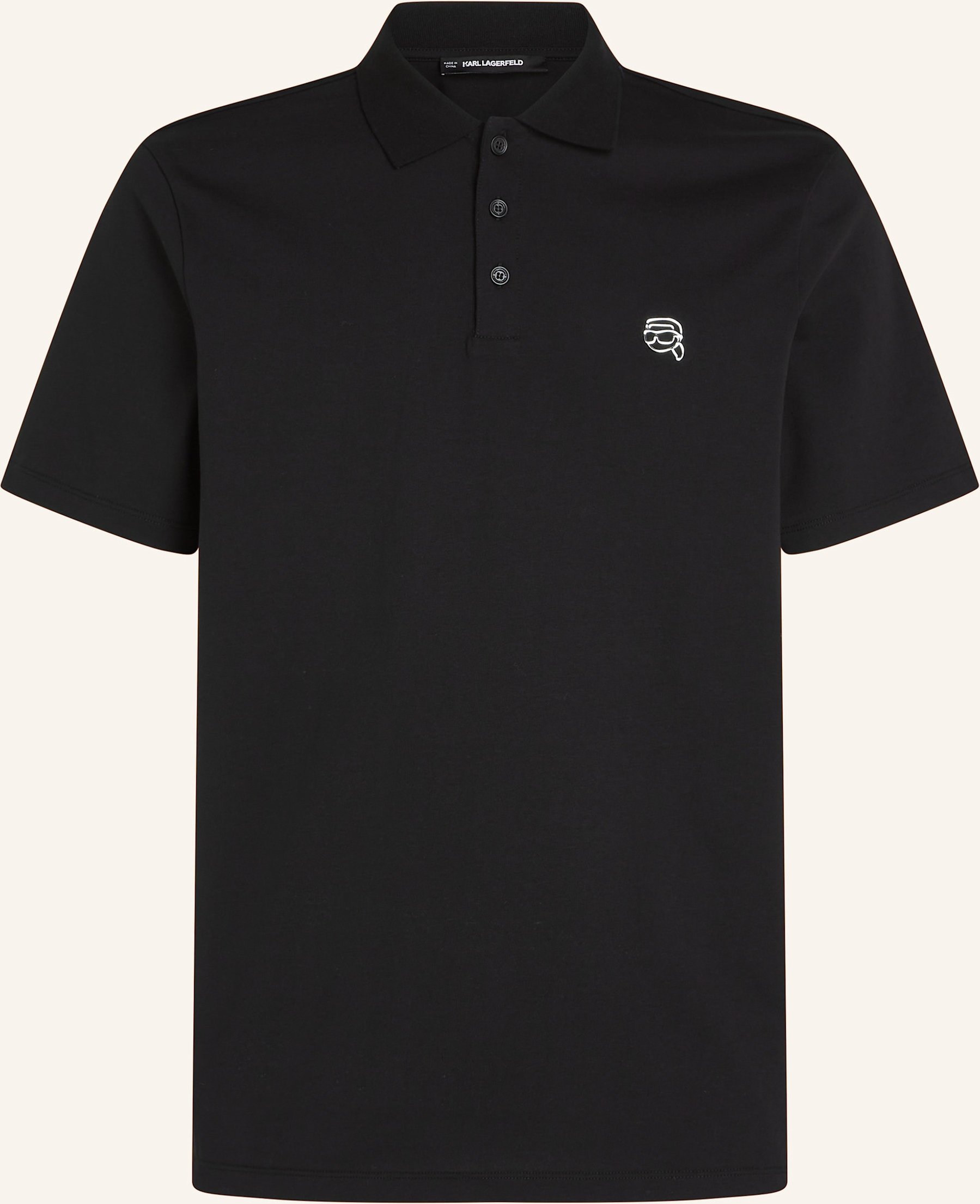 Karl Lagerfeld Poloshirt schwarz