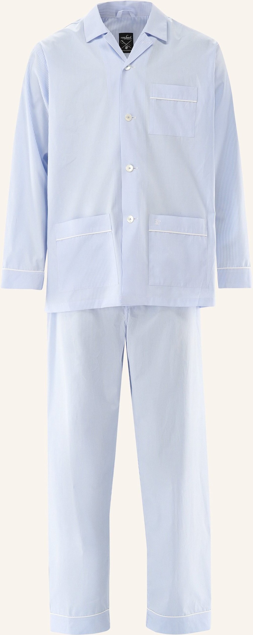 Van Laack Schlafanzug blau