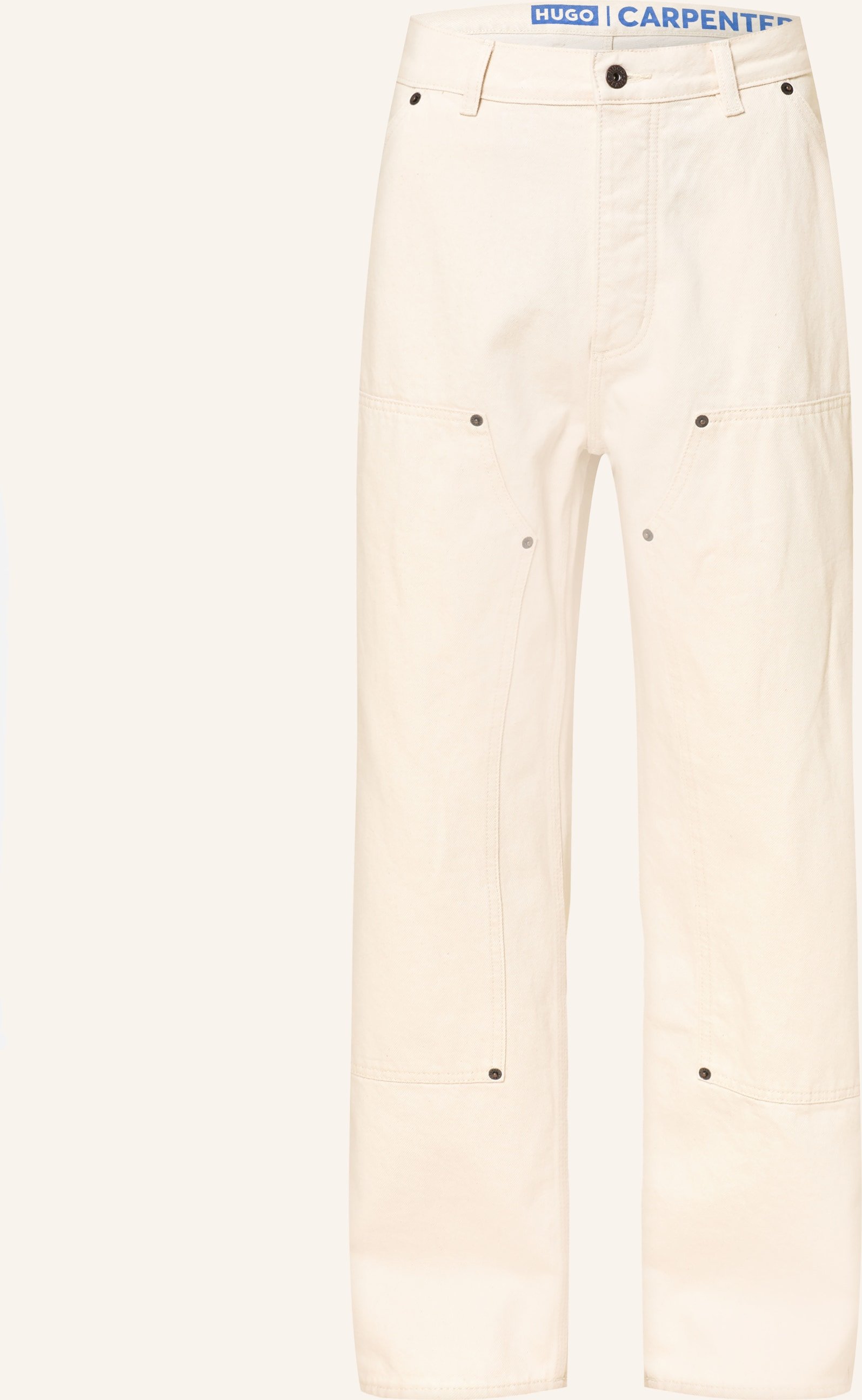 Hugo Cargojeans Carpenter Baggy Fit weiss