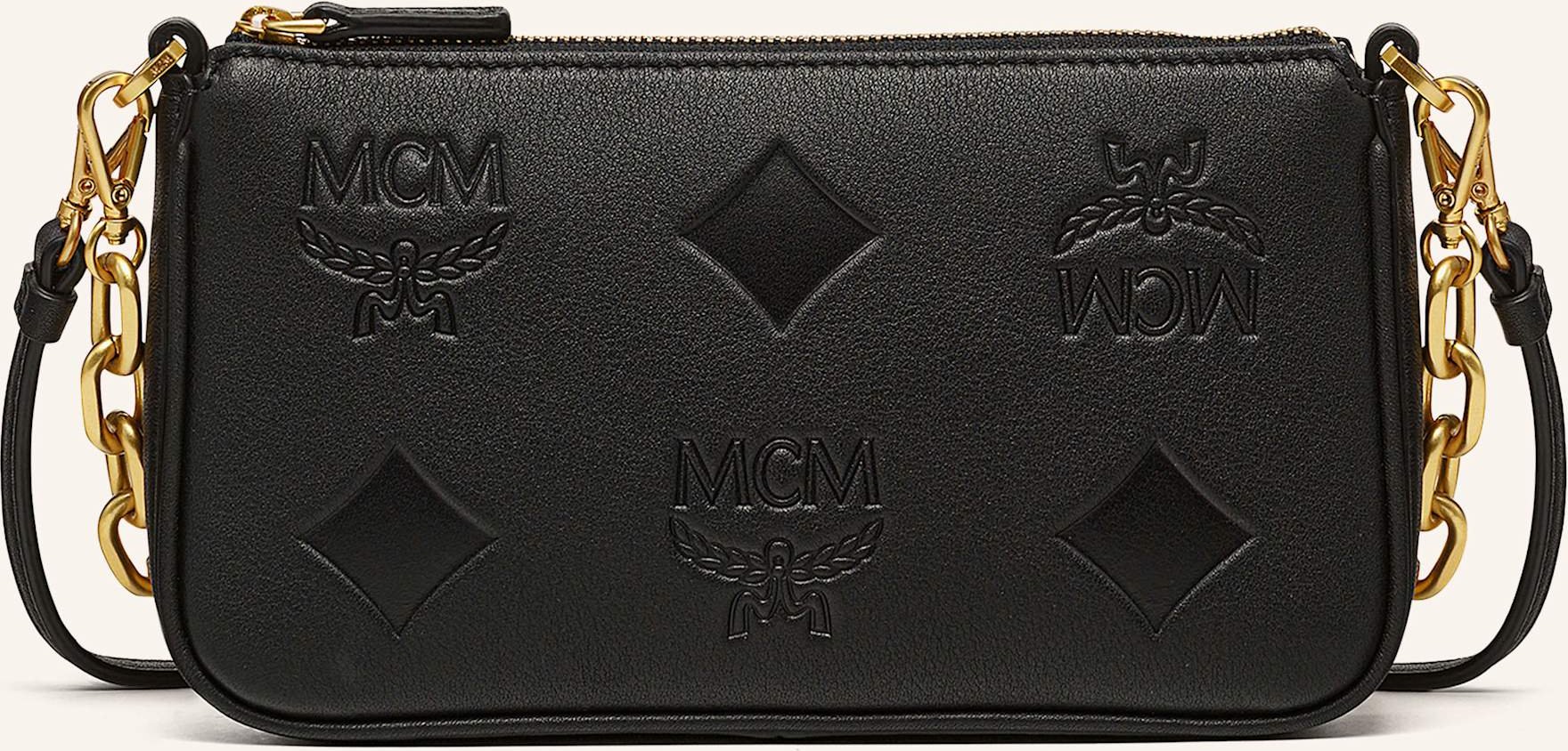 Mcm Umhängetasche Aren Maxi schwarz