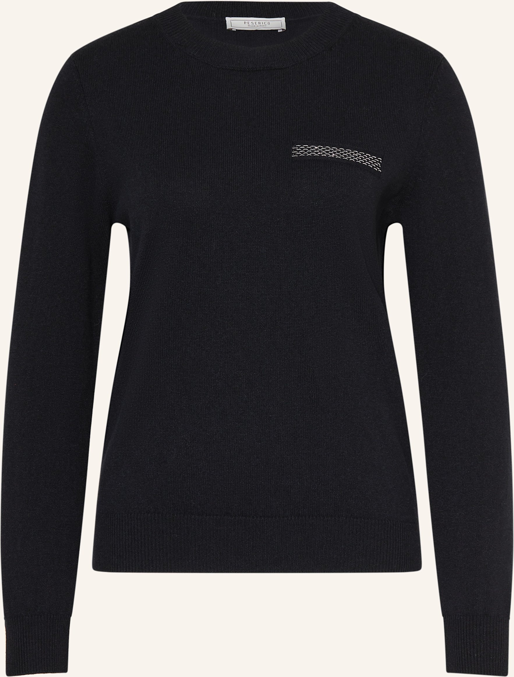 Thumbnail - Peserico Pullover Mit Seide Und Schmucksteinen blau