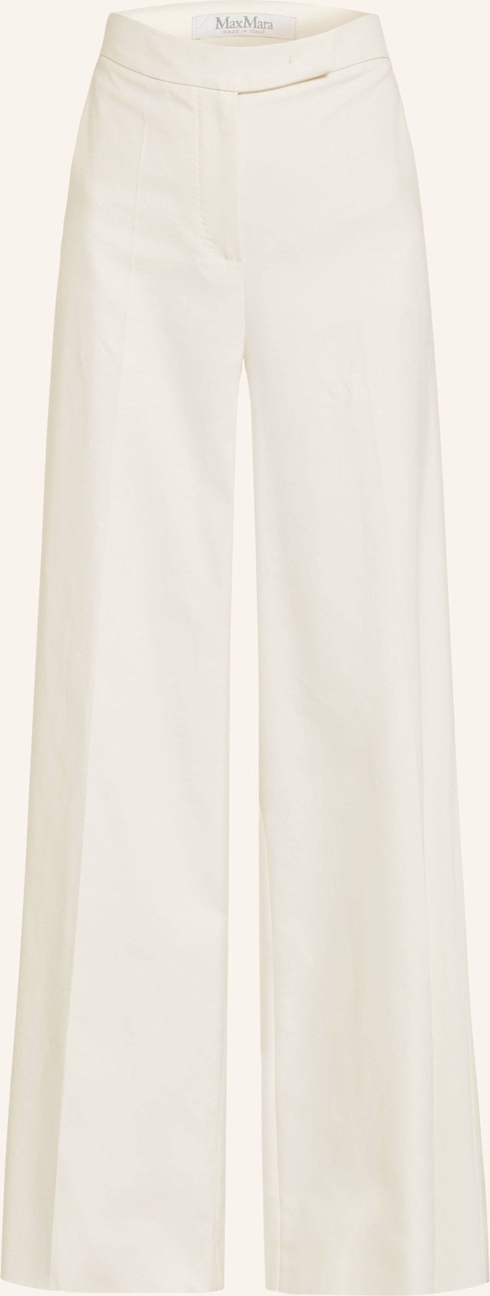 Max Mara Marlenehose Finish weiss