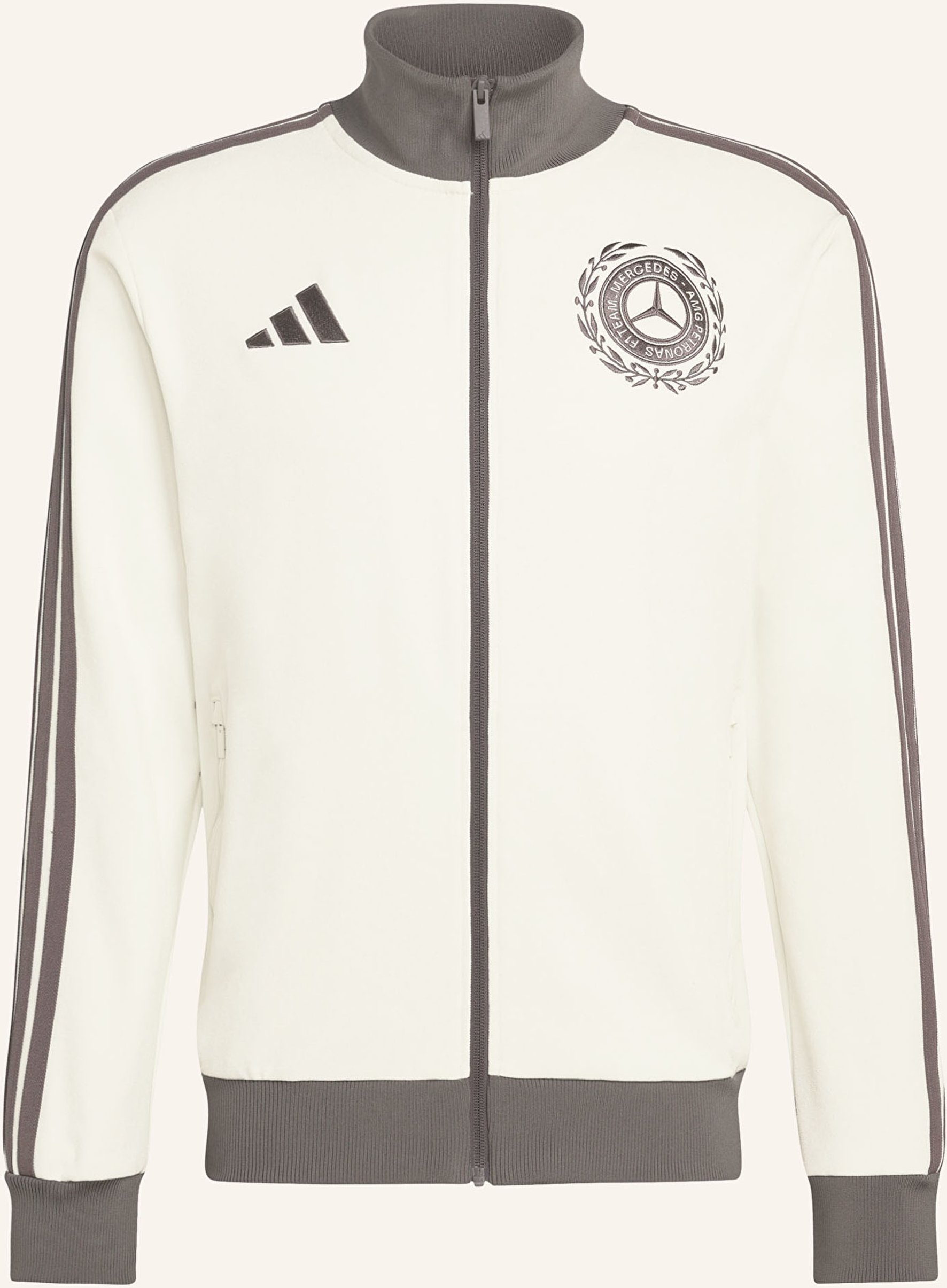 Adidas Trainingsjacke Mercedes - Amg Petronas Formula One Team Silver Arrows weiss