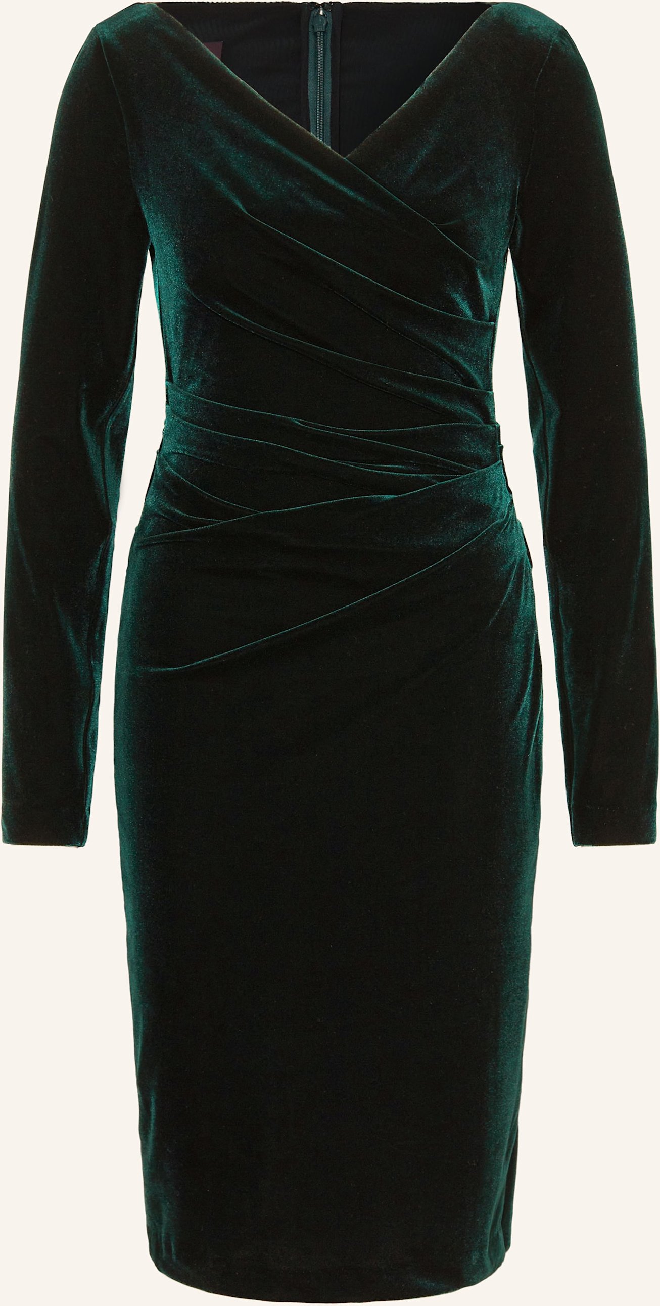 Talbot Runhof Cocktailkleid Aus Samt gruen