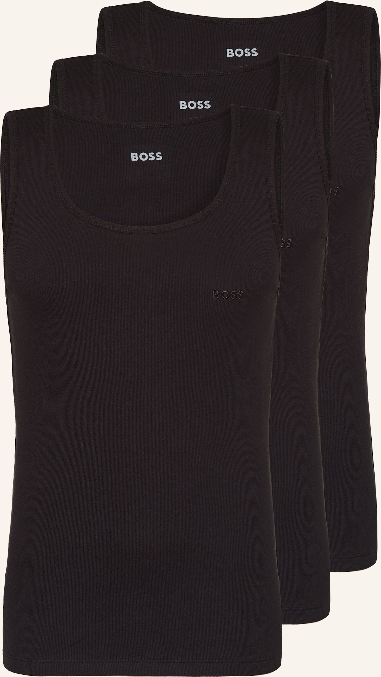 Thumbnail - Boss 3er-Pack Unterhemden One schwarz