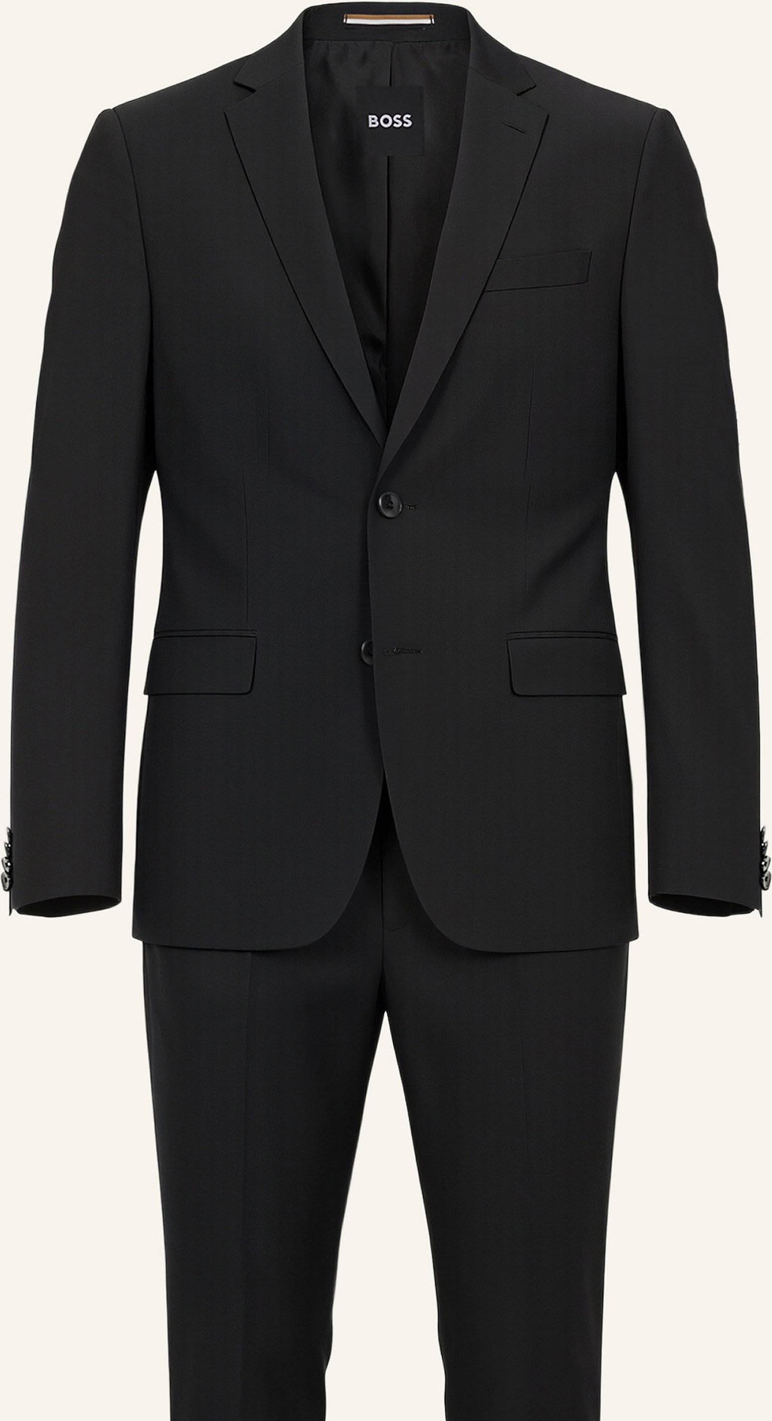 Boss Business Anzug H-Huge-2pcs-224 Slim Fit grau