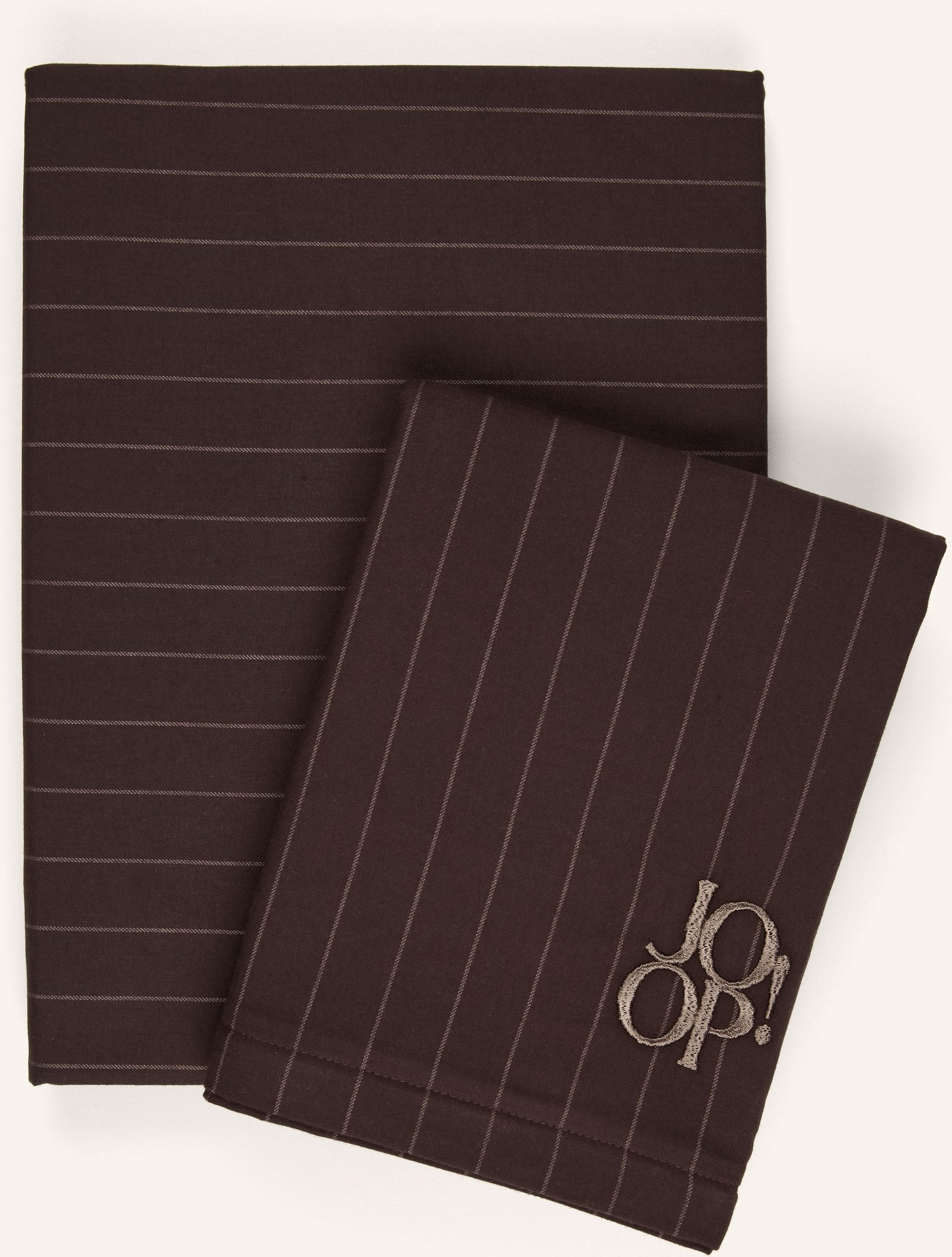 Thumbnail - Joop! Bettwäsche Soft Stripes braun