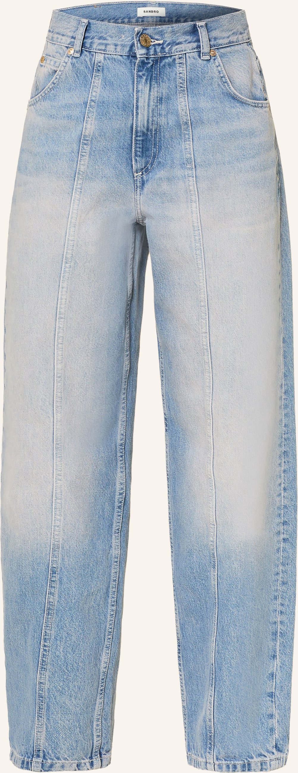 Sandro Barrel Jeans blau
