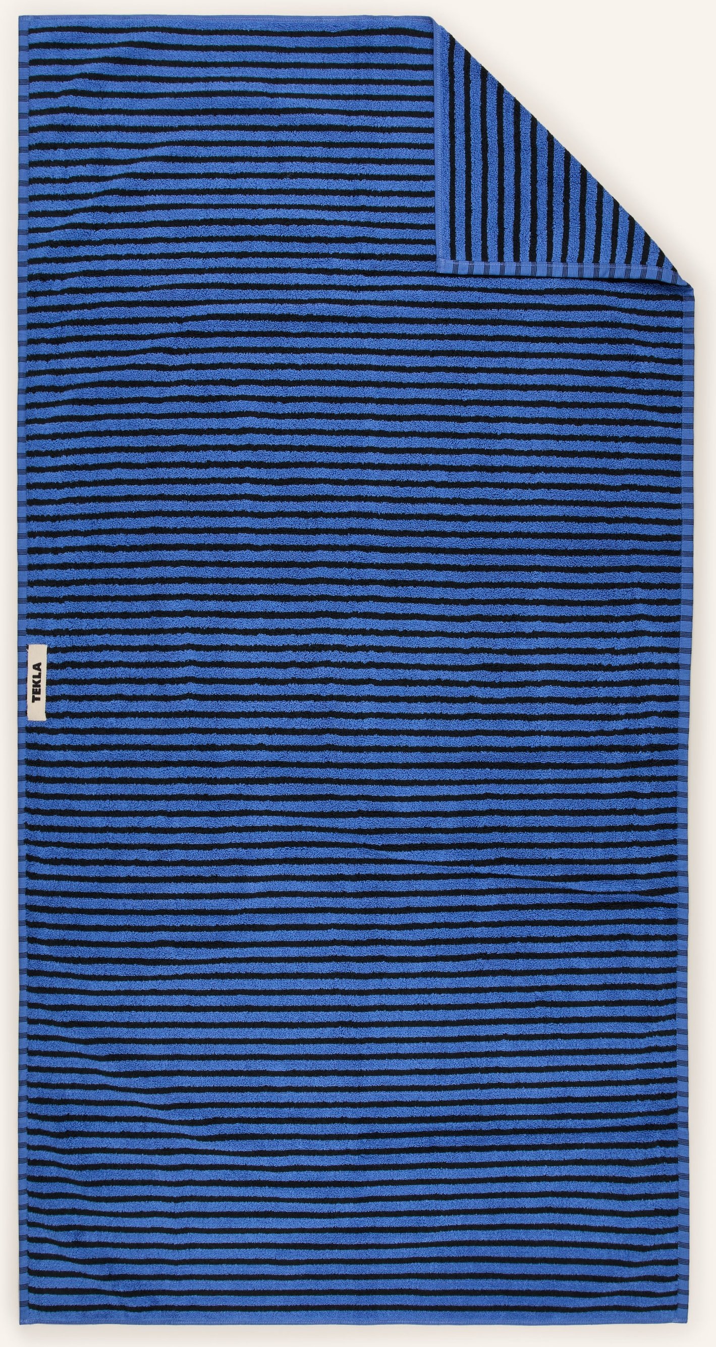 Tekla Duschtuch schwarz