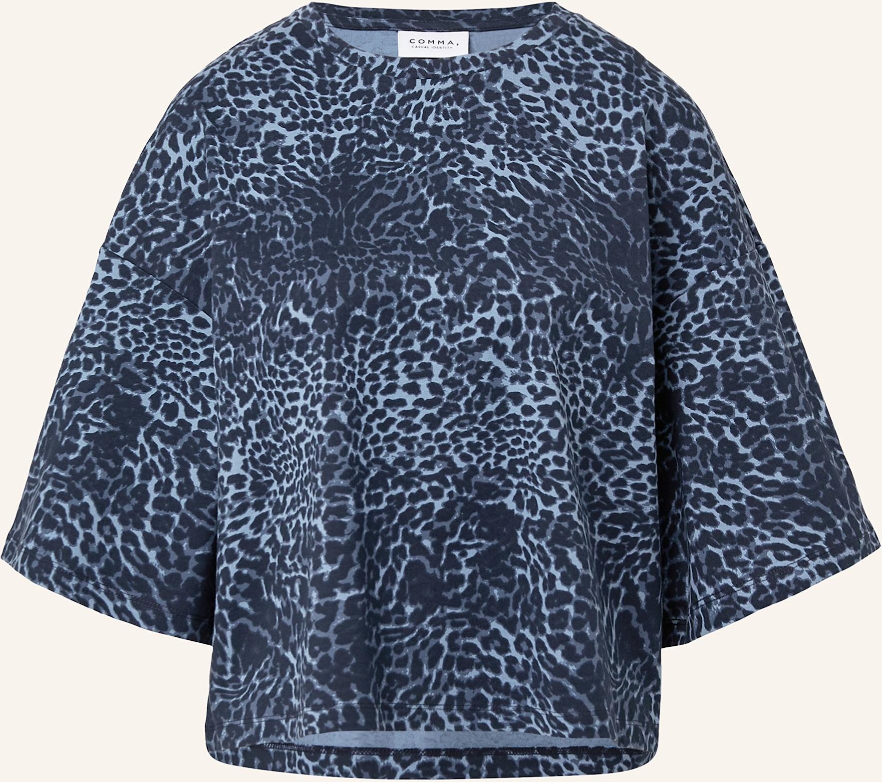 Thumbnail - Comma Casual Identity T-Shirt blau