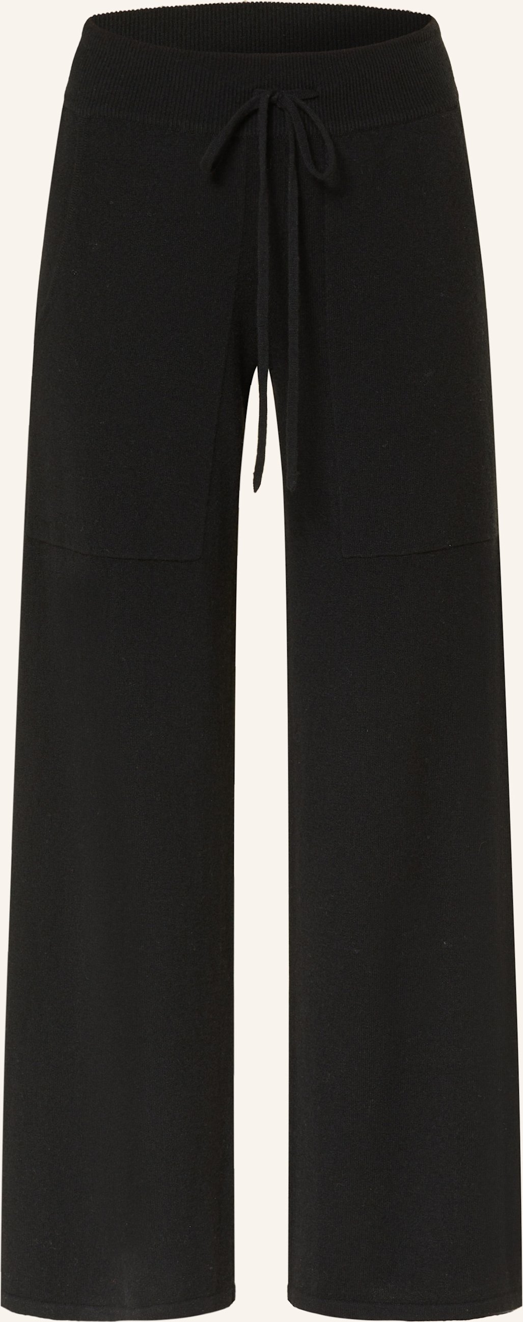 Lisa Yang Strickhose Omi Aus Cashmere schwarz