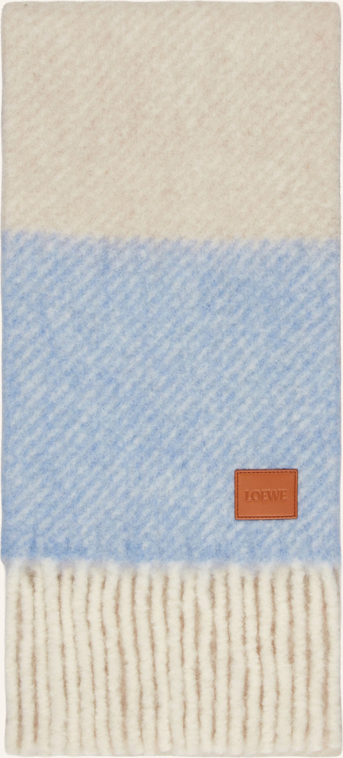 Loewe Schal Mit Alpaka blau