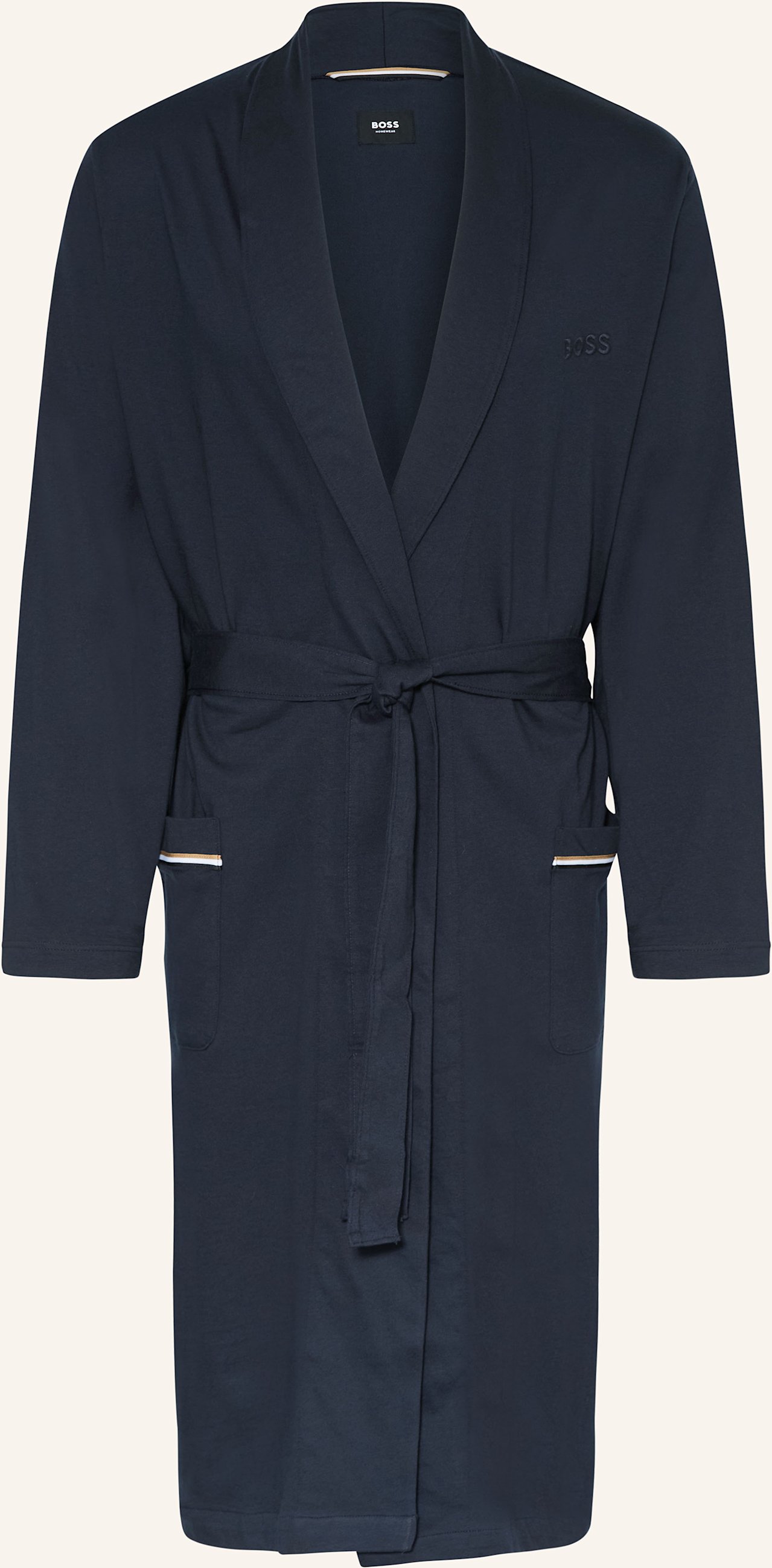 Boss Herren-Bademantel Lord blau