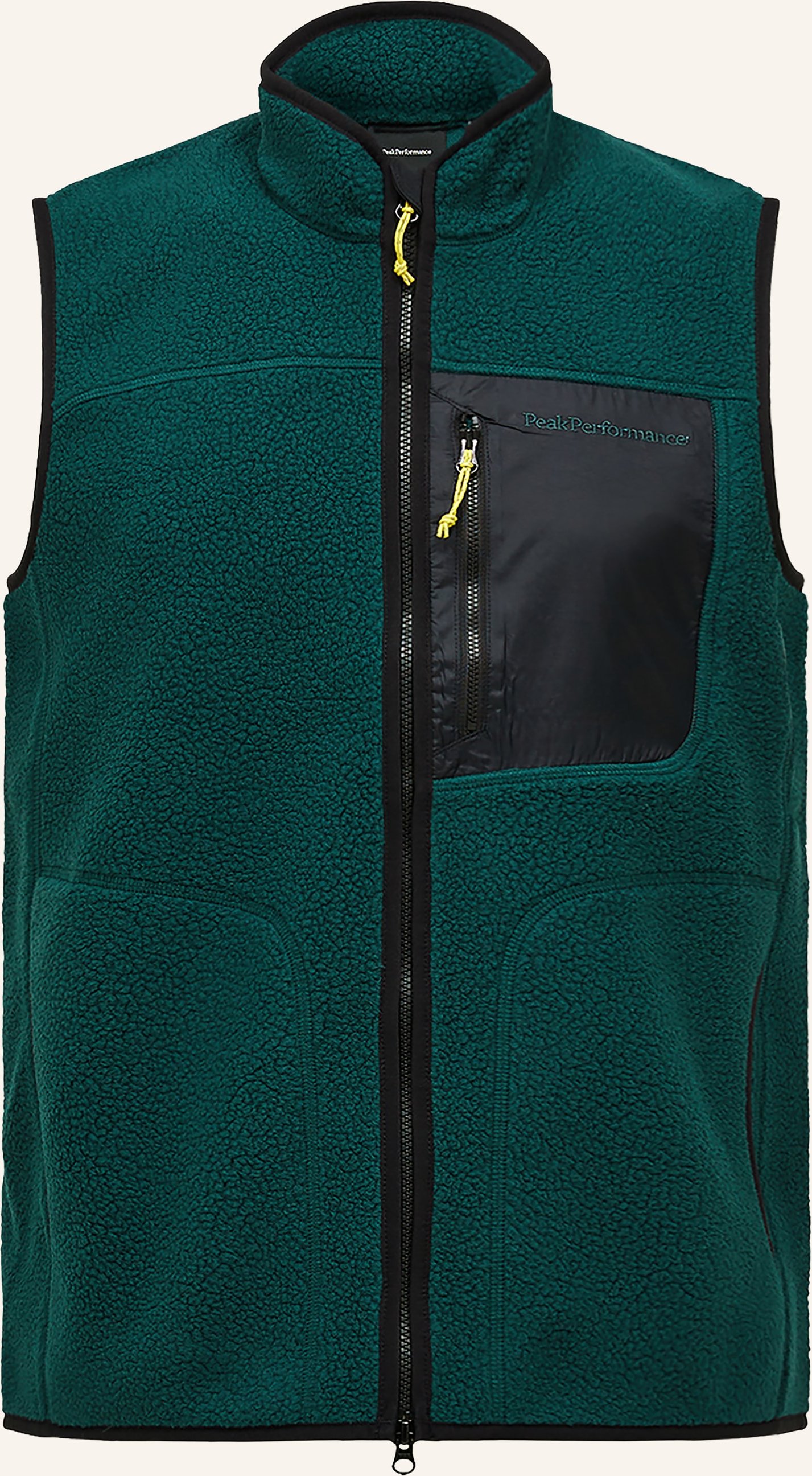 Peak Performance Fleeceweste Naturerush Pile gruen