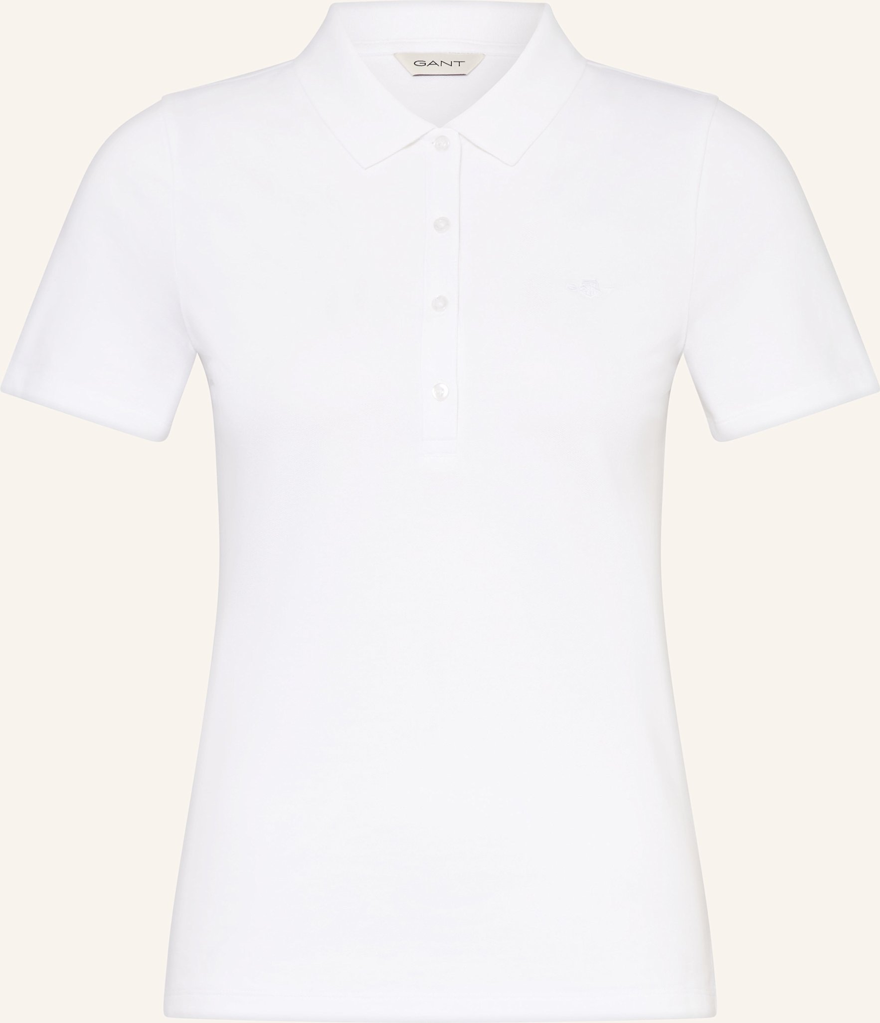 Gant Piqué-Poloshirt weiss