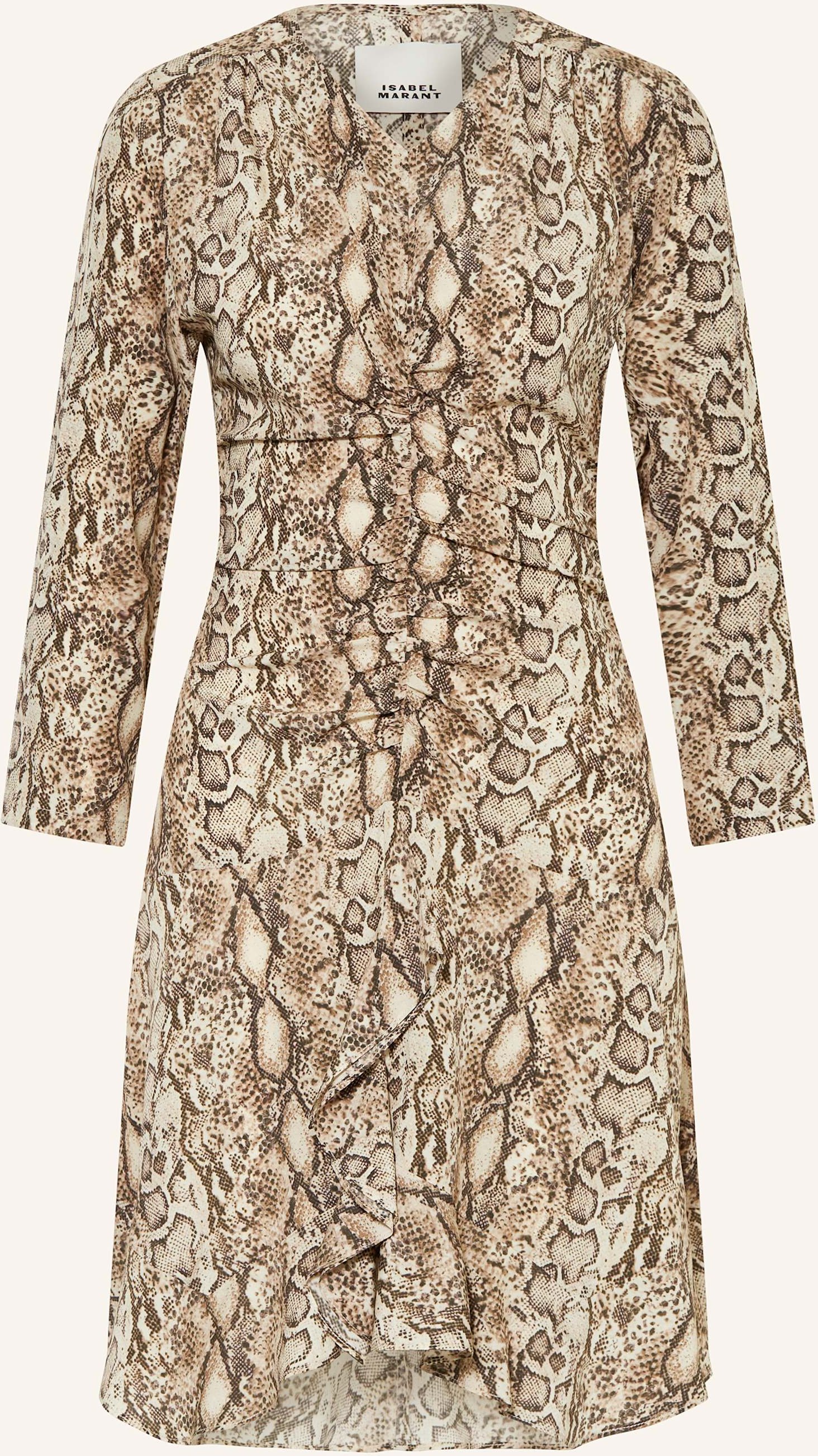Isabel Marant Cocktailkleid Octavia Aus Seide Mit 3/4-Arm beige