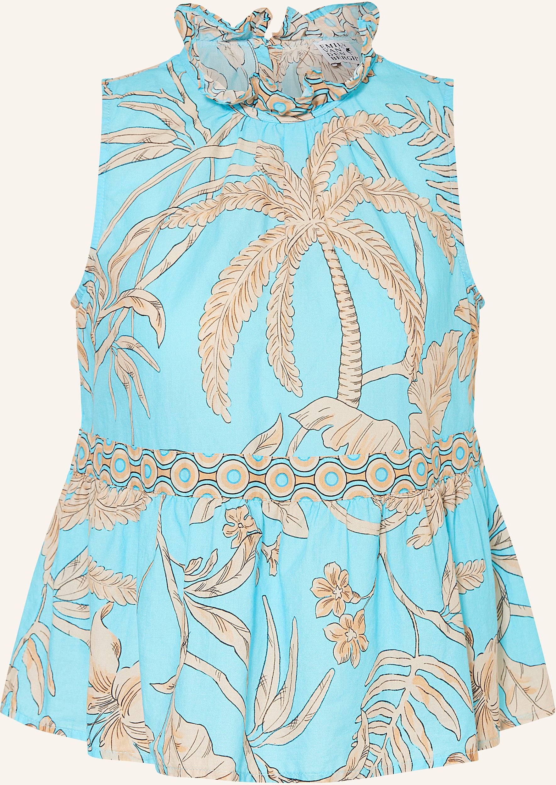 Emily Van Den Bergh Blusentop blau